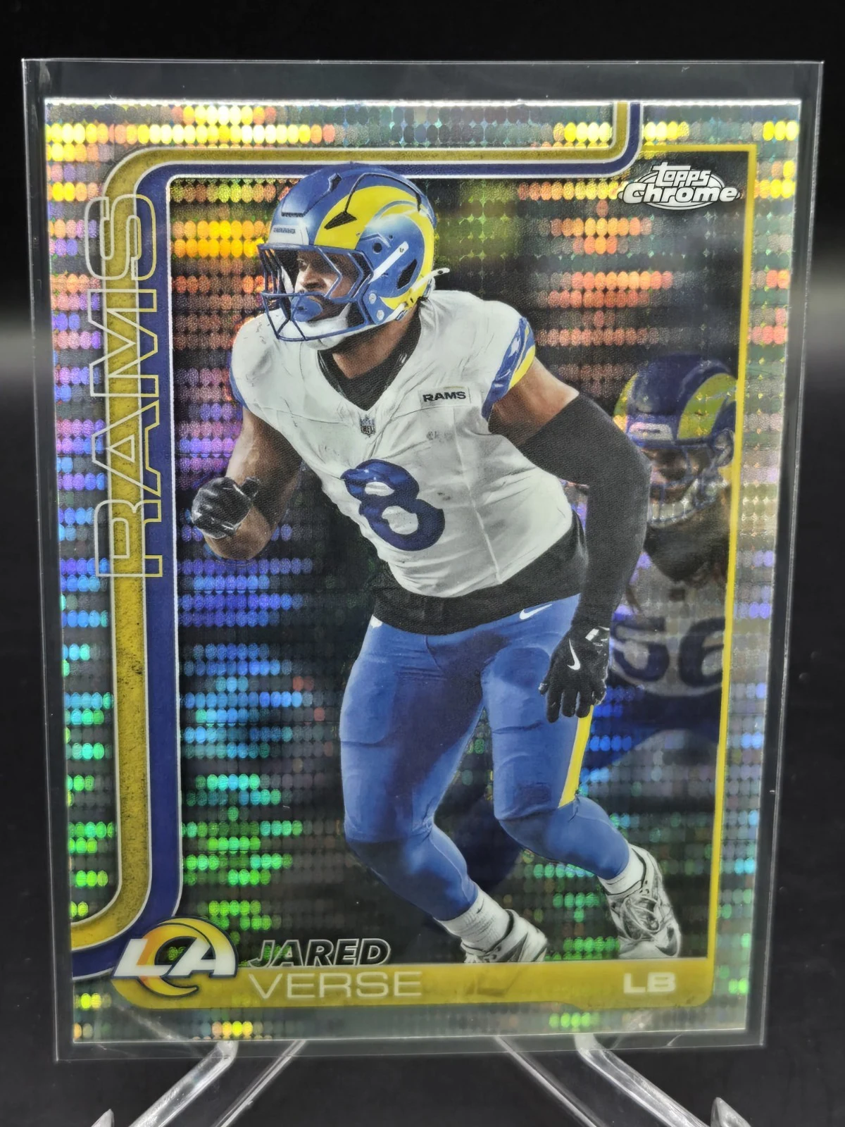 Jared Verse 2025 Topps Chrome Football card