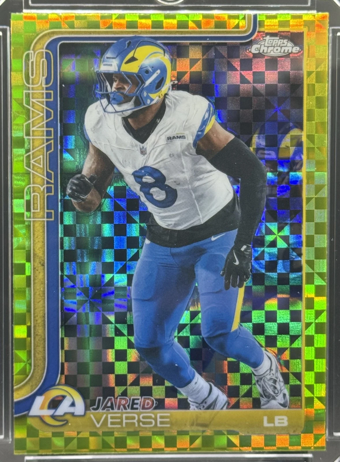 Jared Verse 2025 Topps Chrome Football card