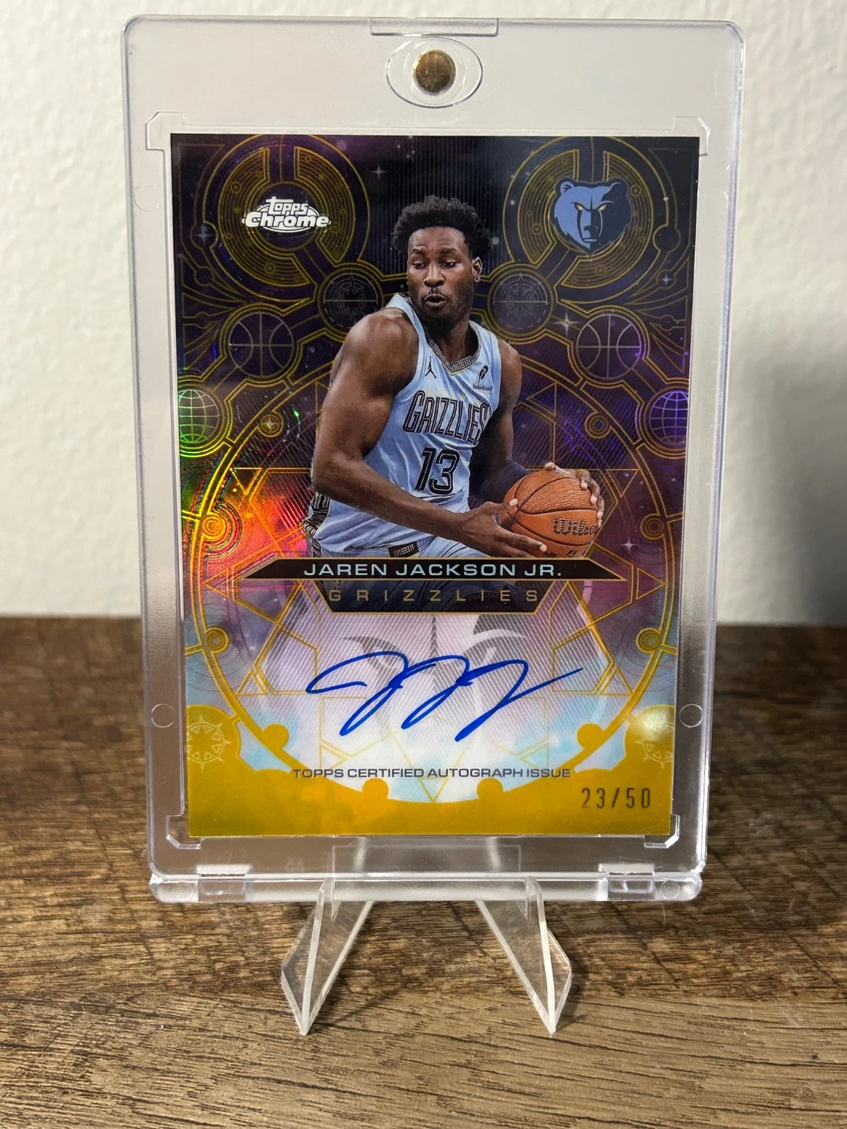 Jaren Jackson Jr. 2025 Topps Chrome Basketball card