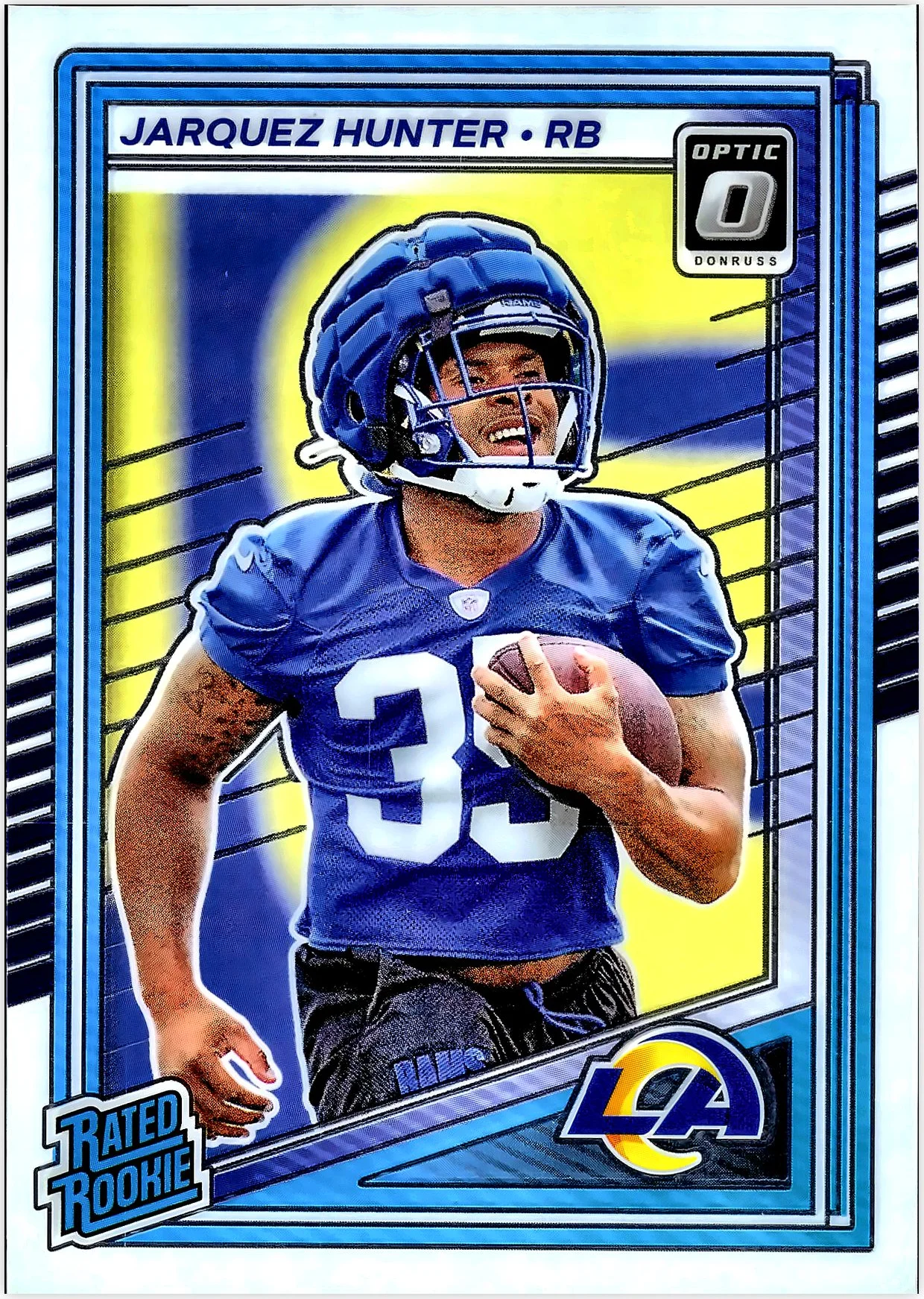 Jarquez Hunter 2025 Donruss Optic #292 football rookie card - Front