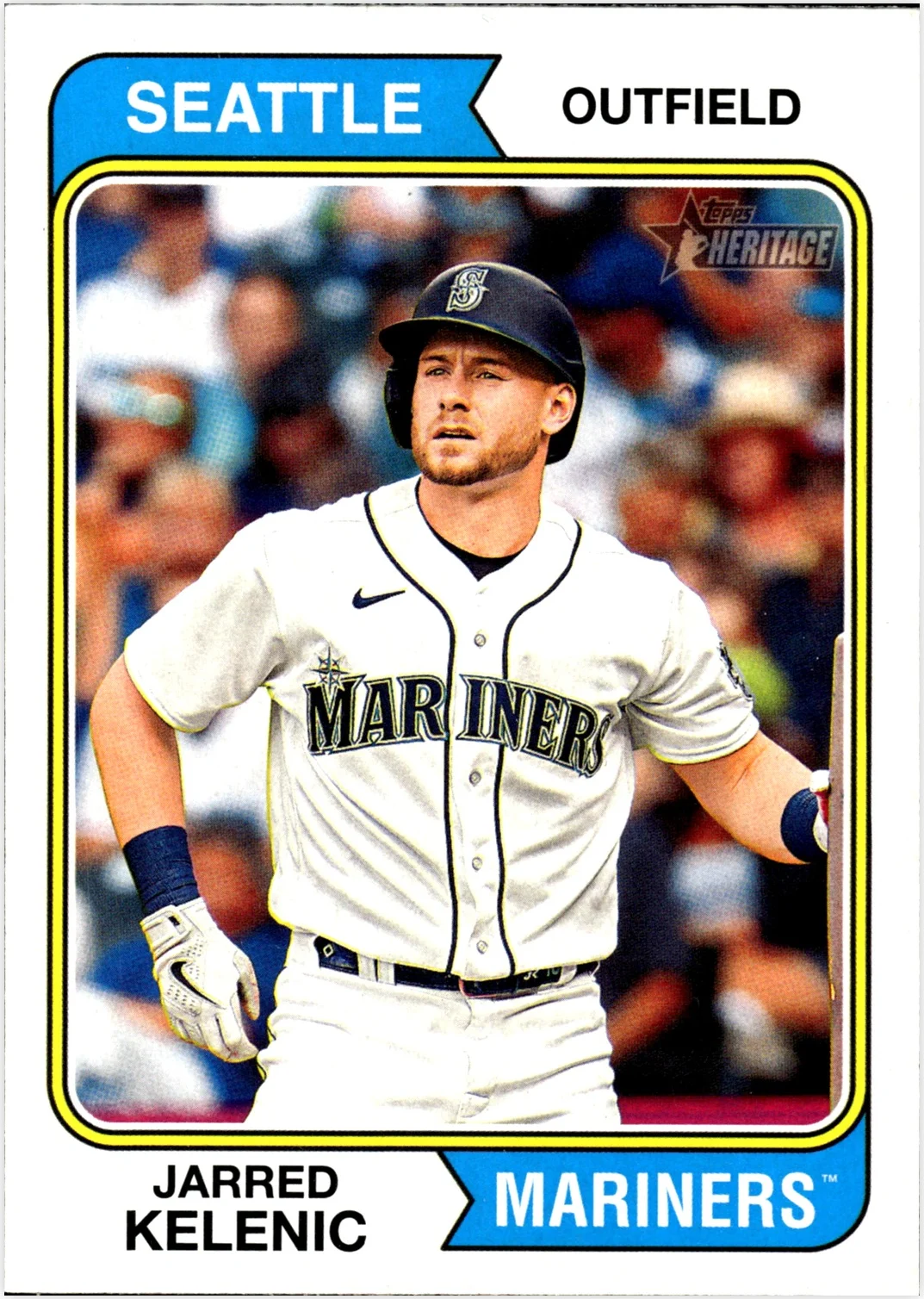 Jarred Kelenic 2023 Topps Heritage #513b baseball card - Front