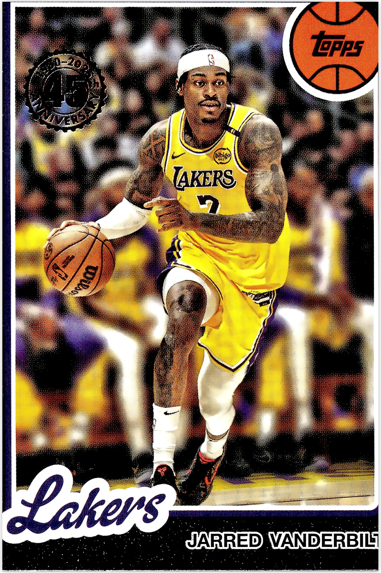 Jarred Vanderbilt 2025-26 Topps #80BK-50 1980-81 Topps Basketball basketball card - Front