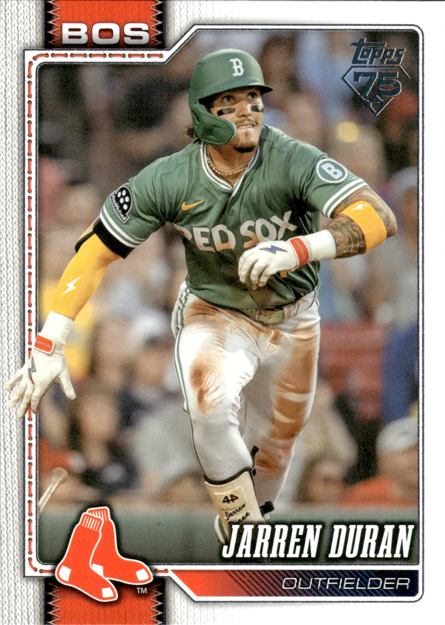 Jarren Duran #560 2026 Topps Series 2 Baseball baseball card - Front