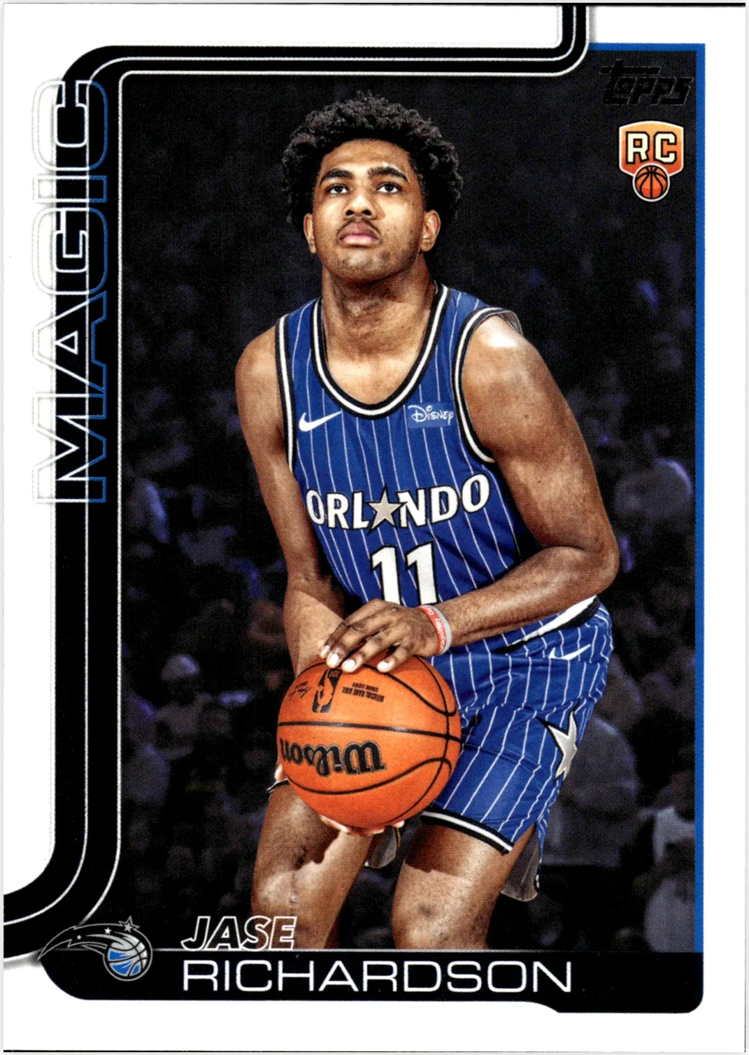 Jase Richardson 2025-26 Topps #225 basketball rookie card - Front