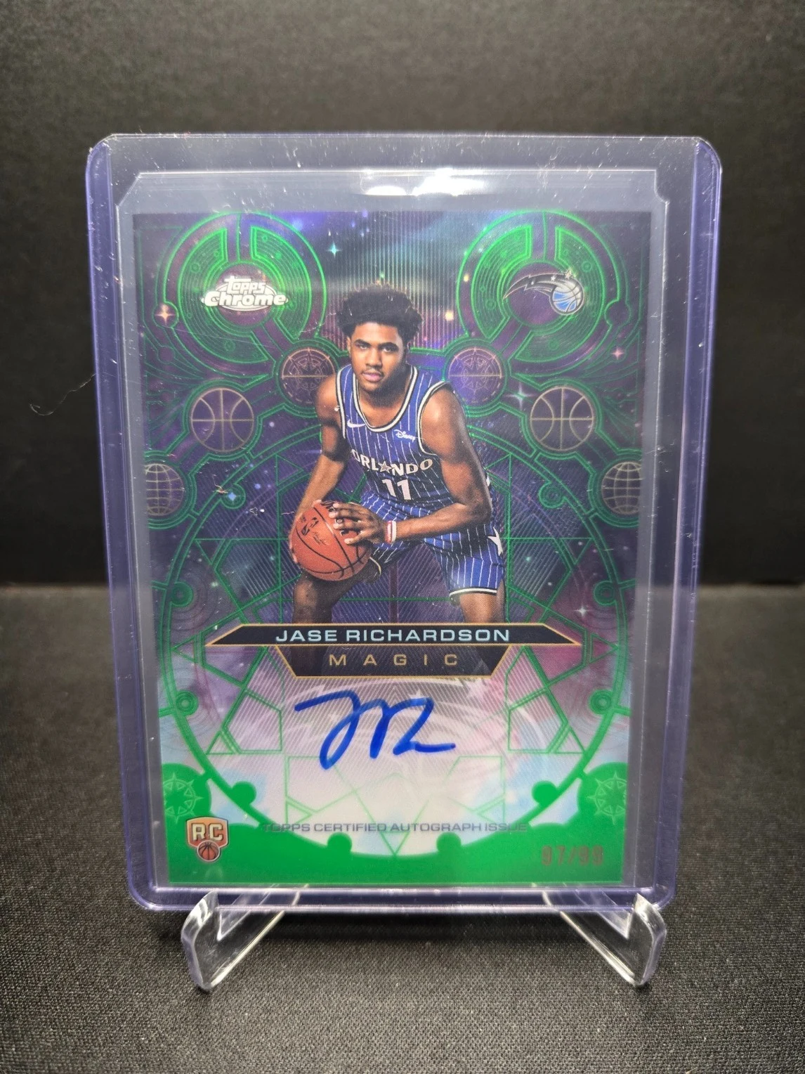 Jase Richardson 2025 Topps Chrome Basketball card