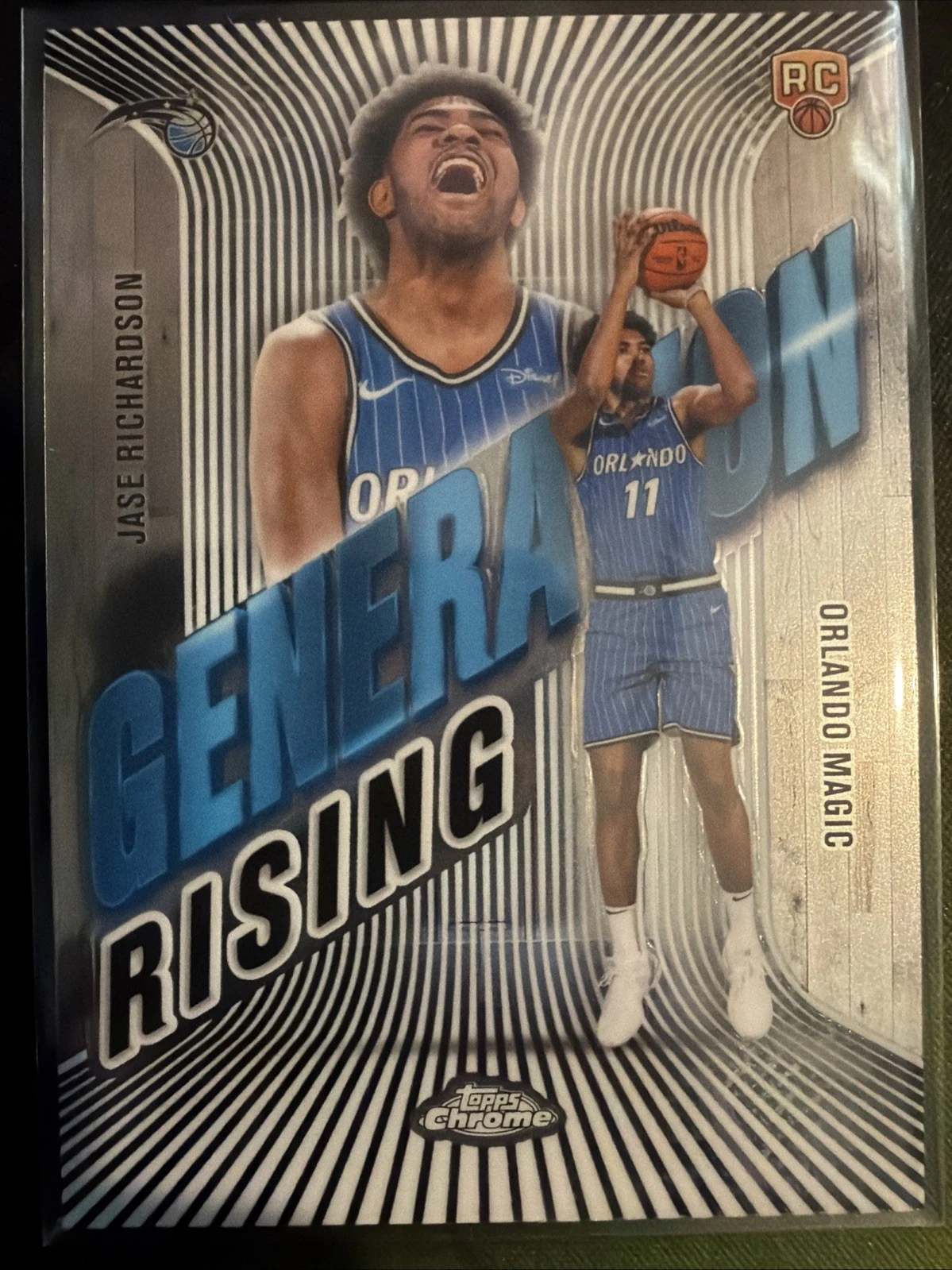 Jase Richardson 2025-26 Topps Chrome card