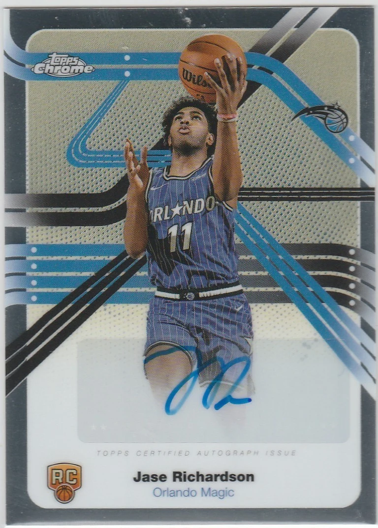 Jase Richardson 2025-26 Topps Chrome card