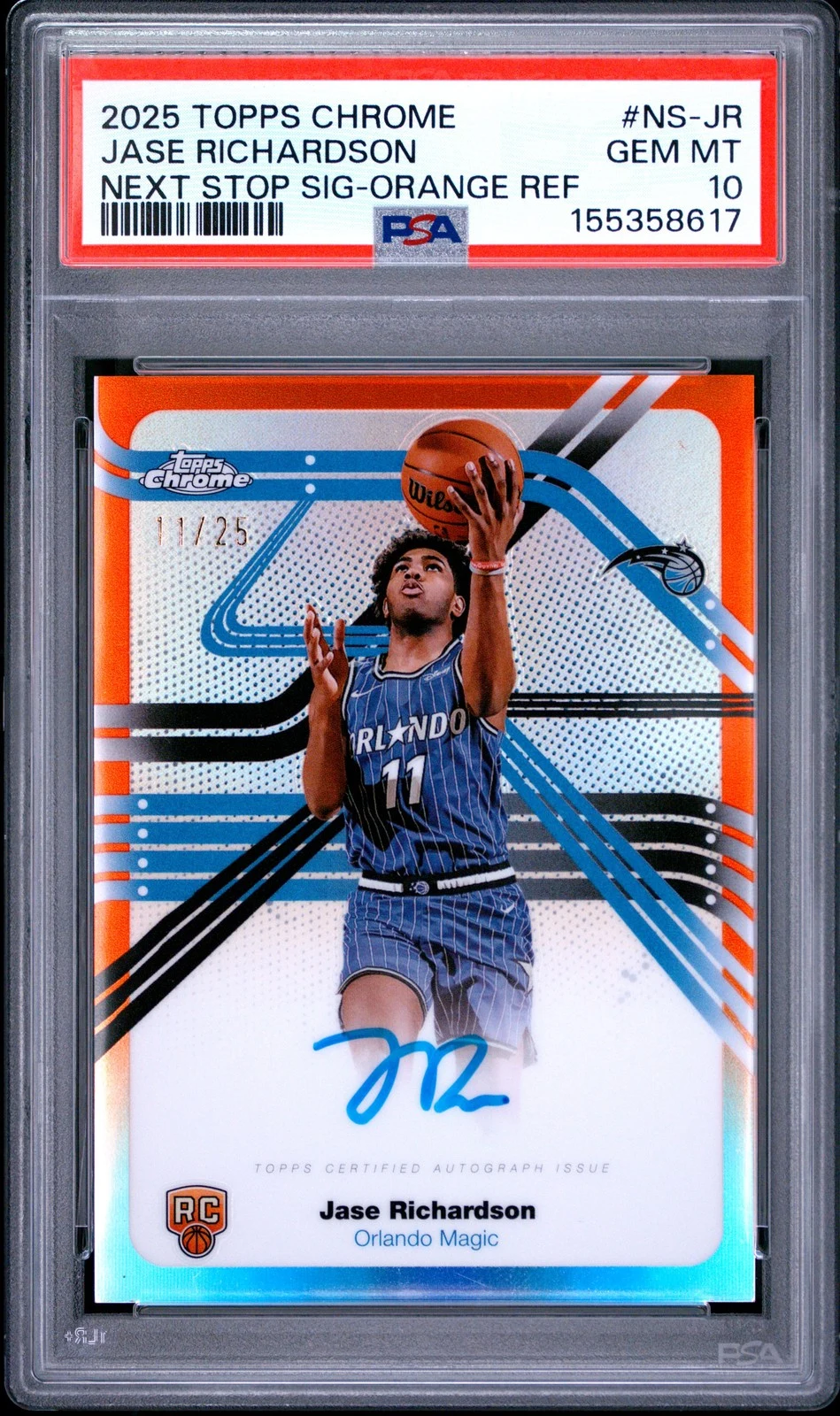 Jase Richardson 2025 Topps Chrome Basketball card