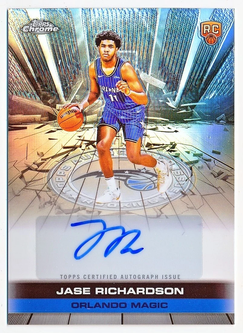 Jase Richardson 2025-26 Topps Chrome card