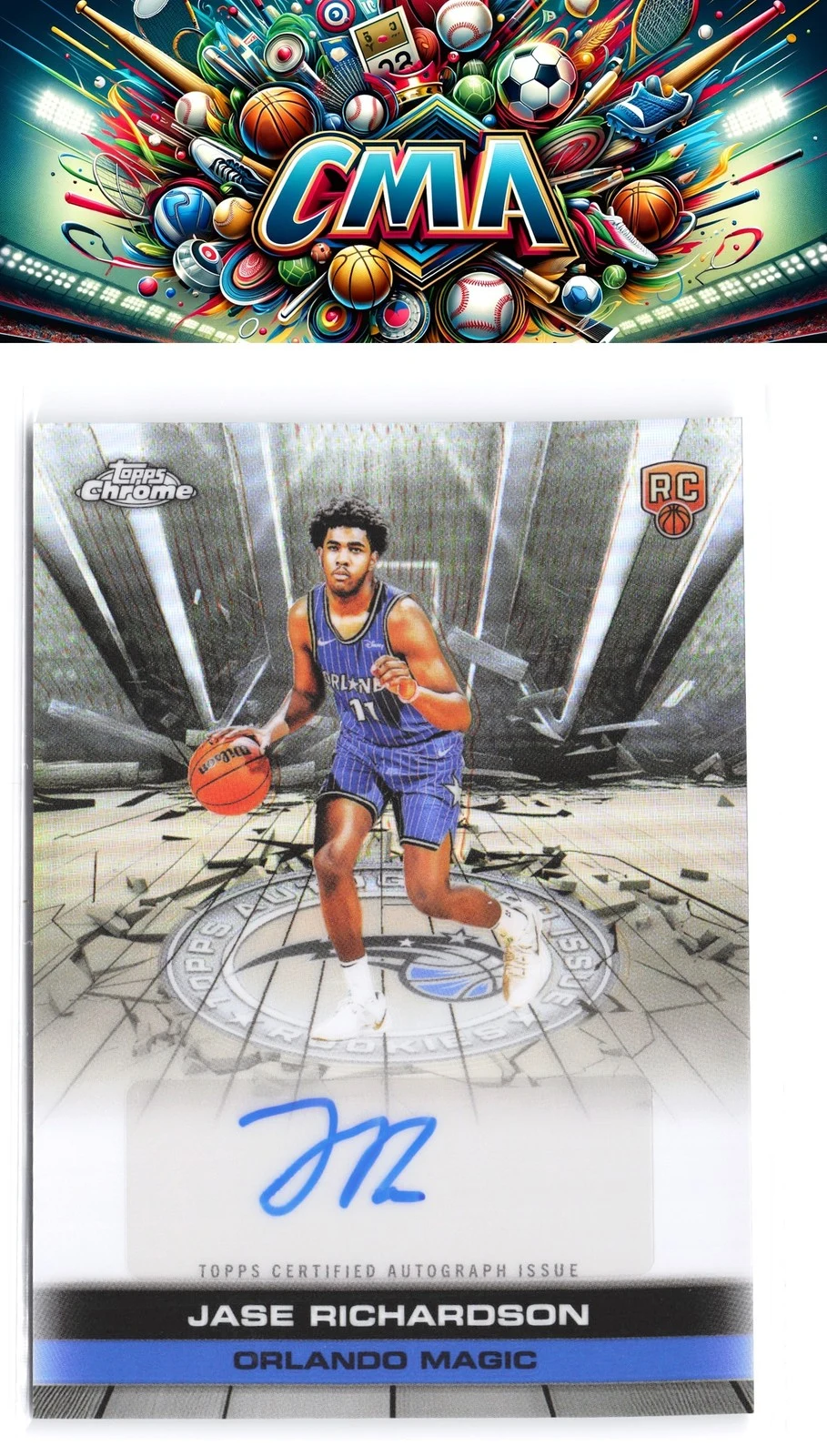Jase Richardson 2025 Topps Chrome Basketball card