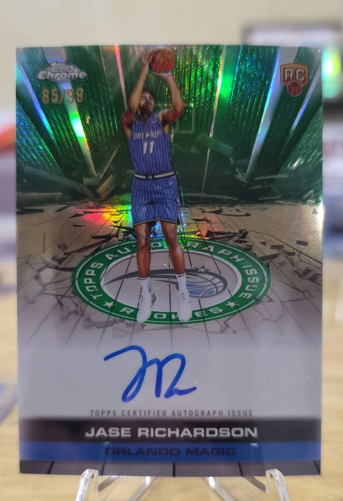 Jase Richardson 2025-26 Topps Chrome card