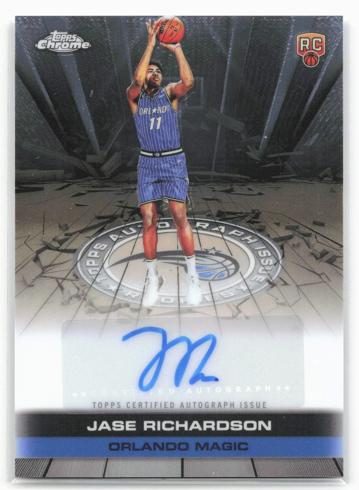 Jase Richardson 2025 Topps Chrome Basketball card