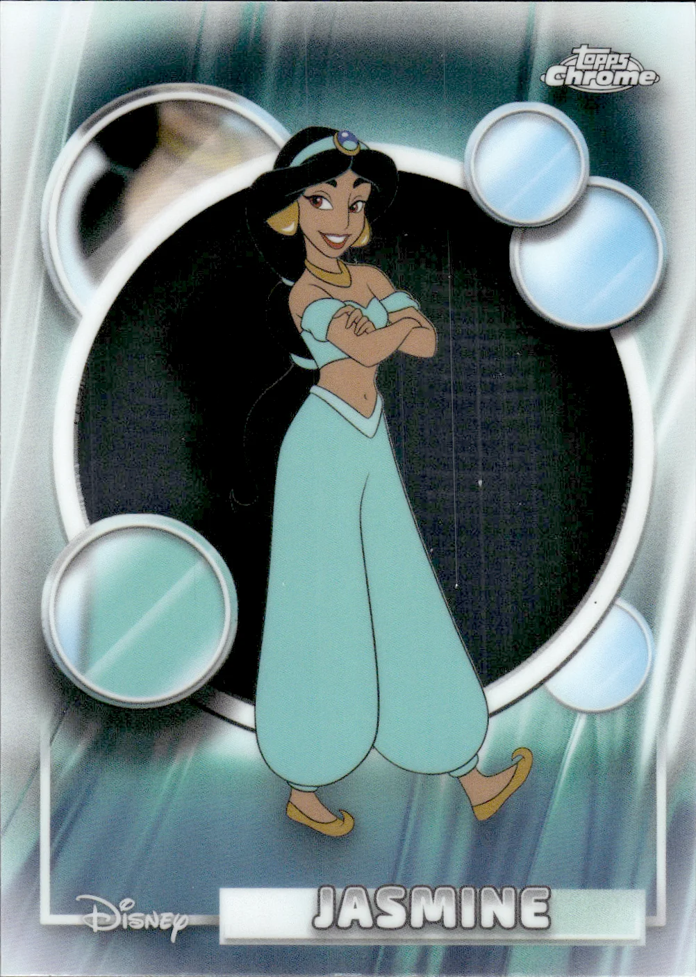 Jasmine #82 2026 Topps Chrome Disney trading card - Front
