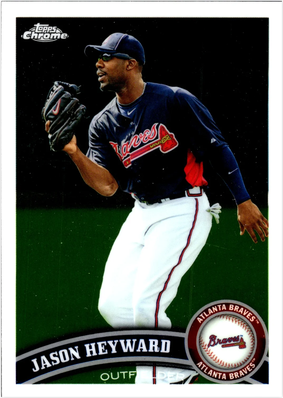 Jason Heyward 2011 Topps Chrome #16 baseball card - Front