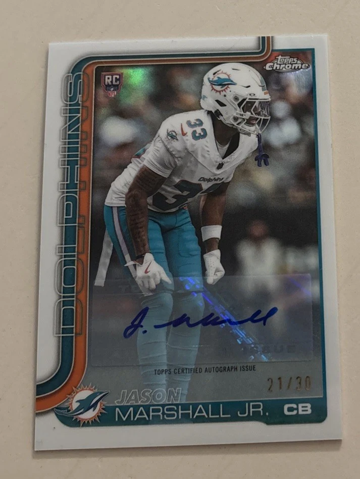 Jason Marshall Jr. 2025 Topps Chrome Football card