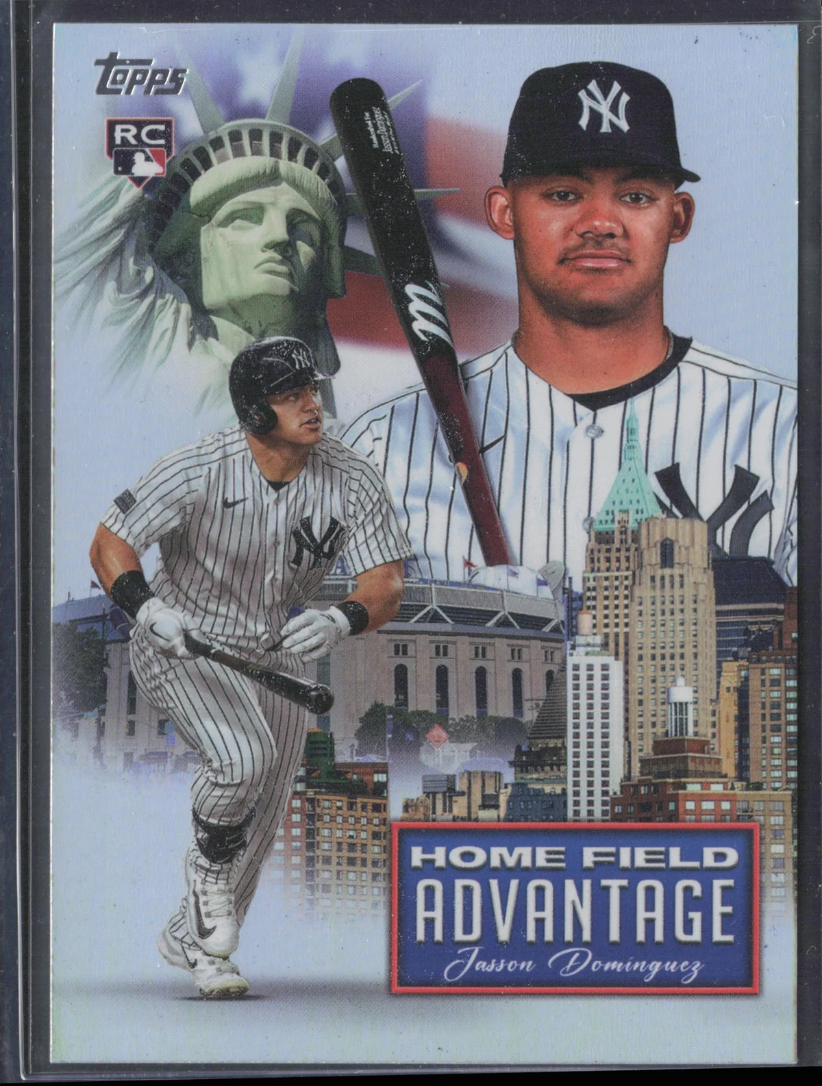 Jasson Domínguez #HFA-12 2024 Topps Baseball Home Field Advantage front