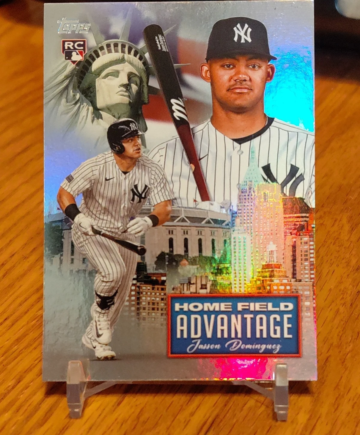 Jasson Domínguez #HFA-12 2024 Topps Baseball Home Field Advantage front