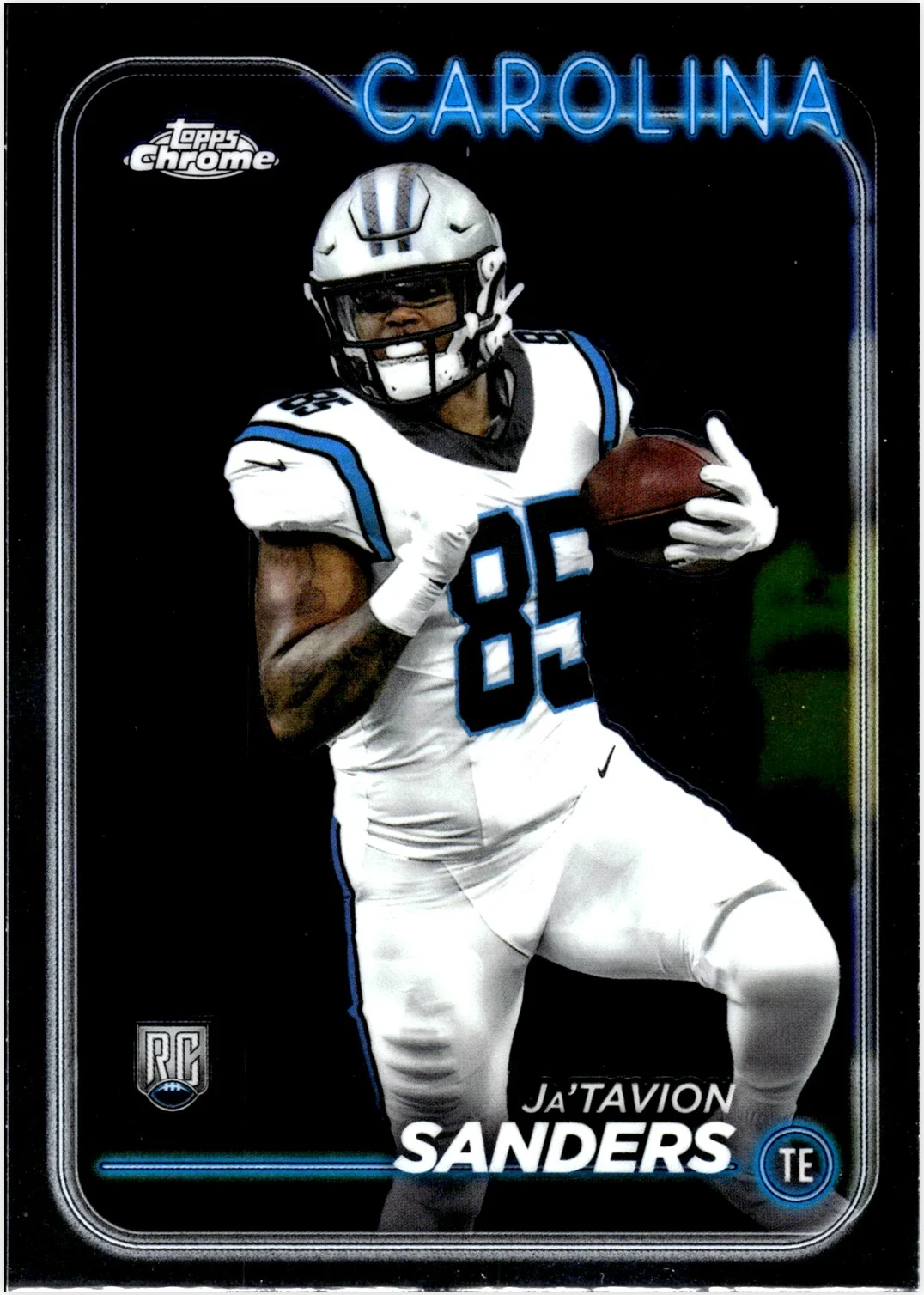 Ja'Tavion Sanders 2024 Topps Chrome #223 football rookie card - Front