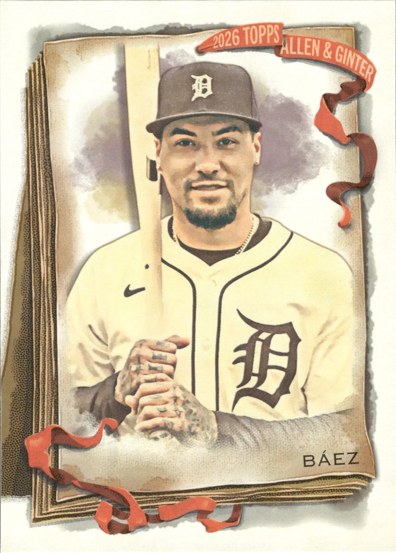 Javier Báez #82 2026 Topps Allen & Ginter The World's Champions trading card - Front