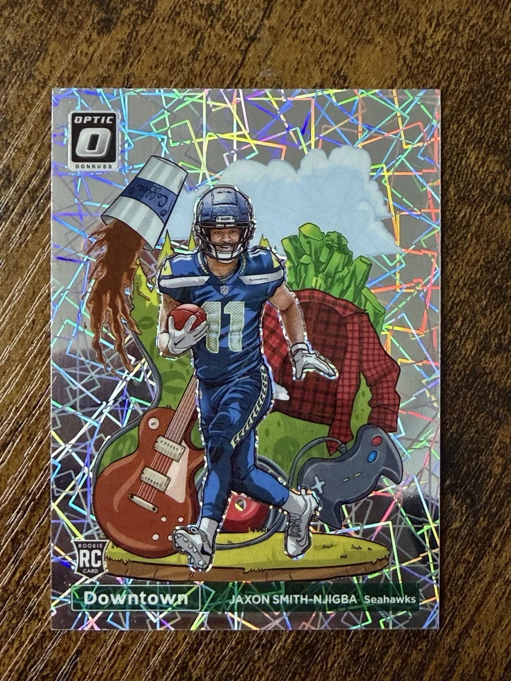 Jaxon Smith-Njigba #D-15 2023 Donruss Optic Football Downtown front