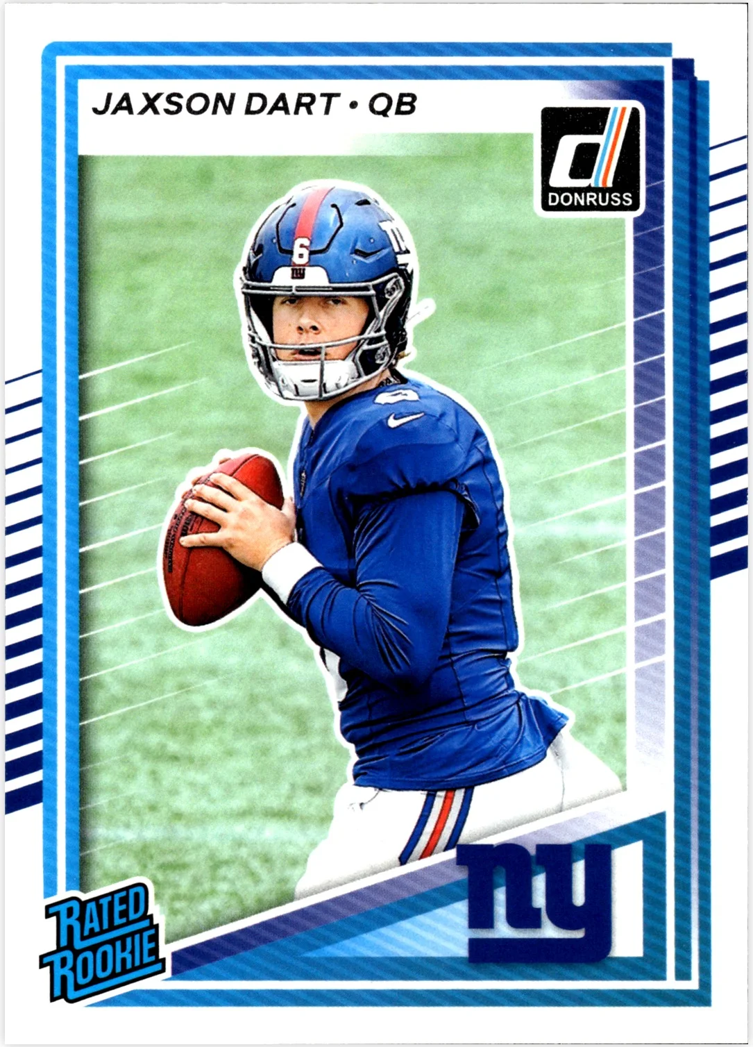 Jaxson Dart 2025 Donruss #400 football rookie card - Front