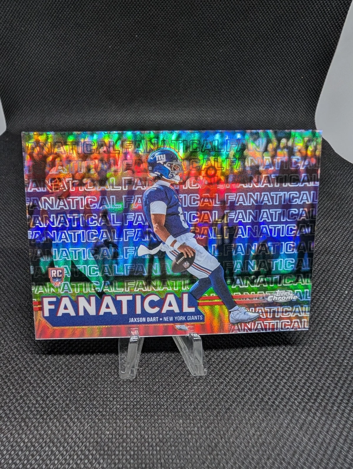 Jaxson Dart 2025 Topps Chrome Football card