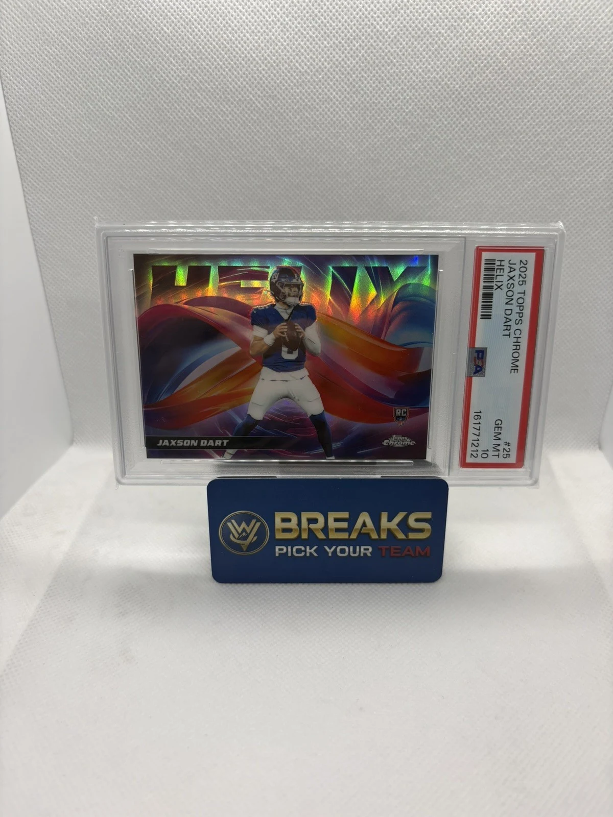 Jaxson Dart 2025 Topps Chrome Football card