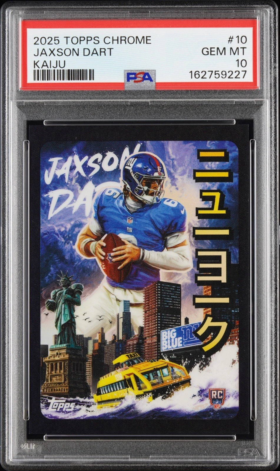 Jaxson Dart 2025 Topps Chrome Football card