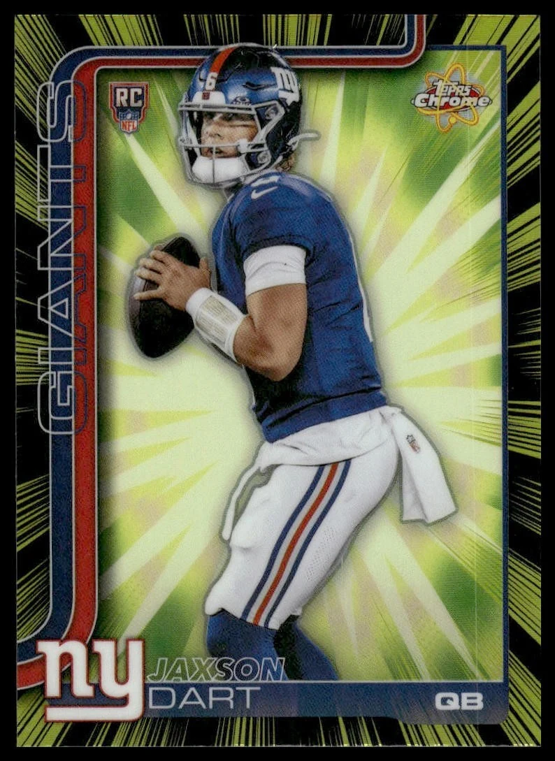 Jaxson Dart 2025 Topps Chrome Football card
