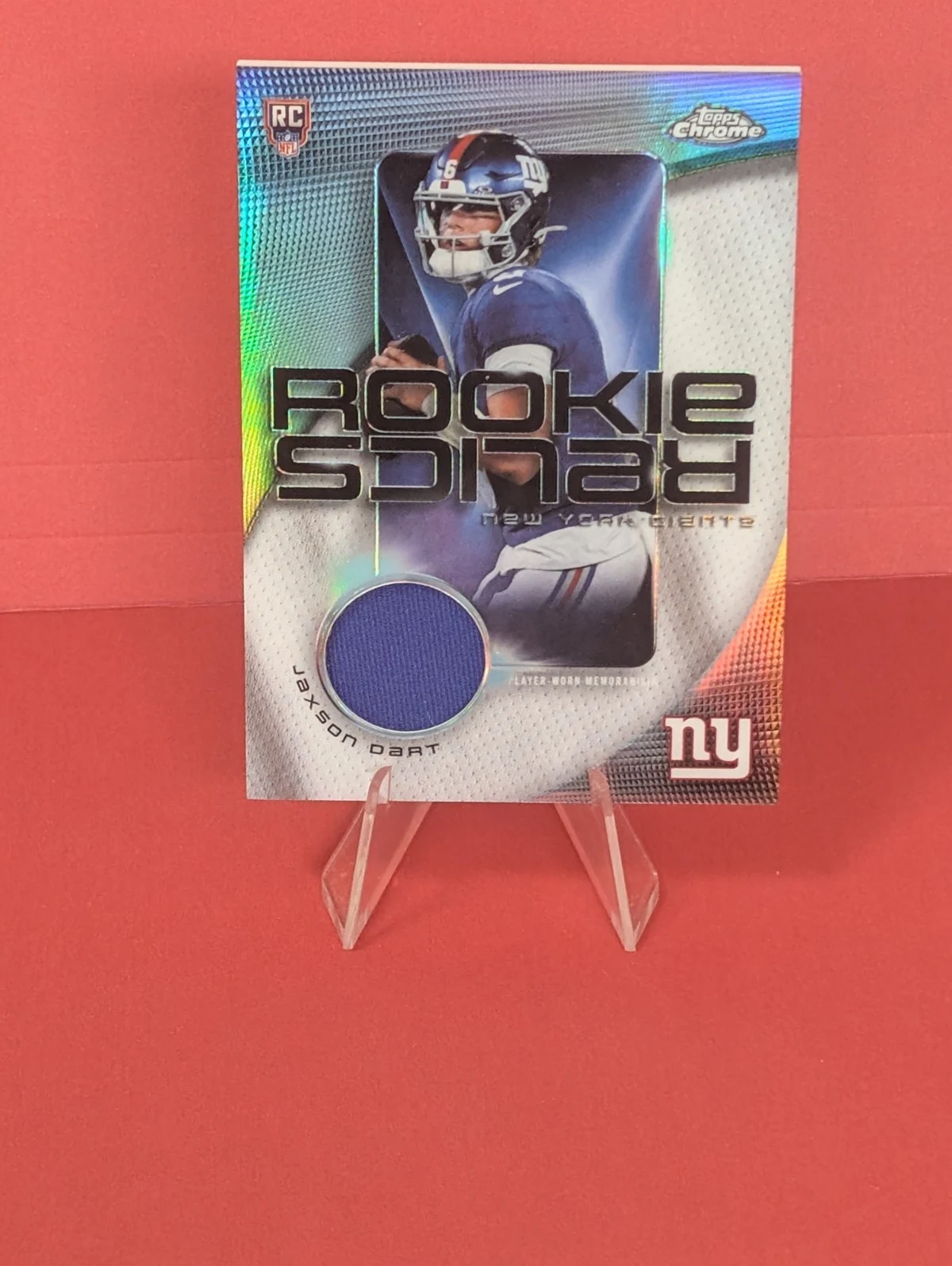 Jaxson Dart 2025 Topps Chrome Football card