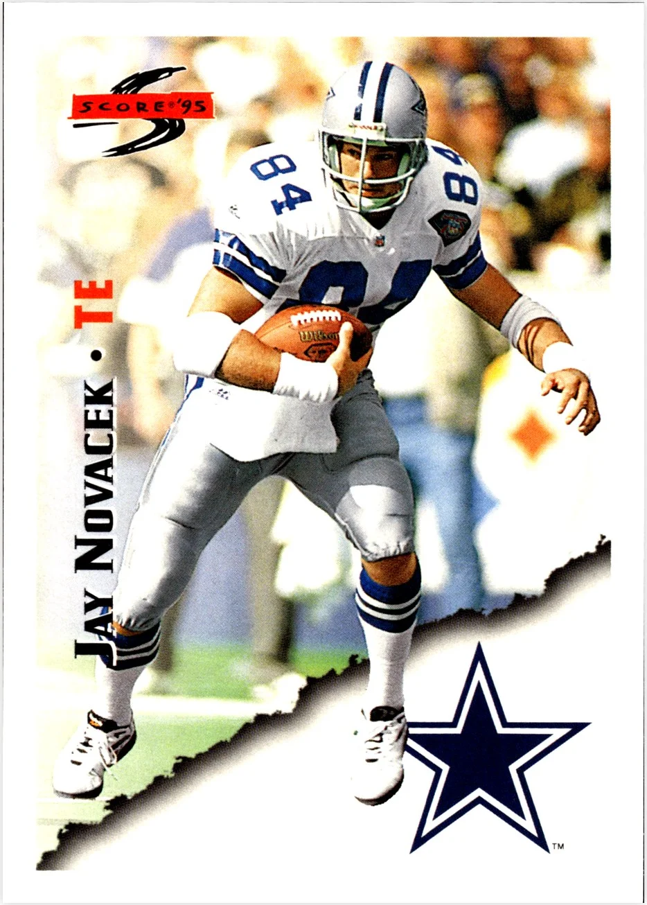 Jay Novacek 1995 Score #52 football card - Front
