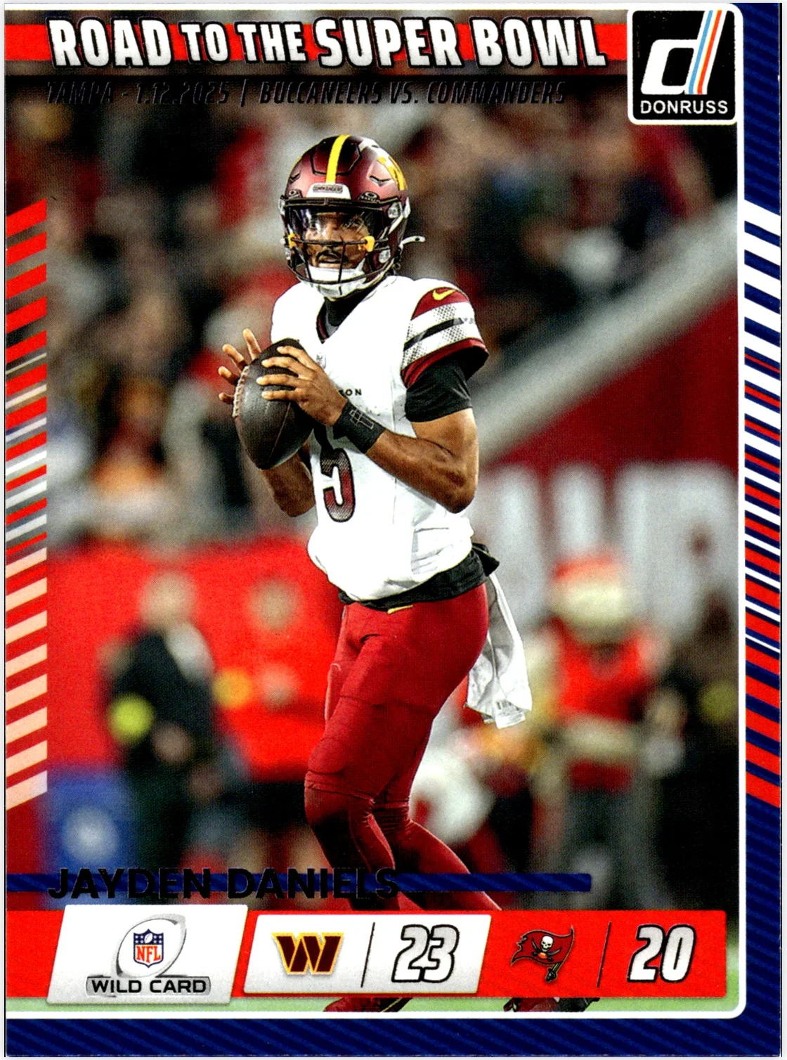 Jayden Daniels 2025 Donruss Elite #5 football card - Front
