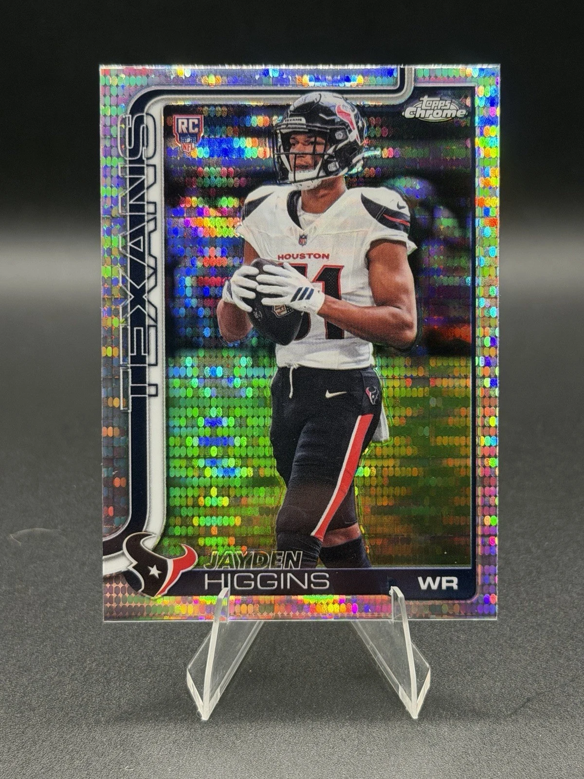 Jayden Higgins 2025 Topps Chrome Football card
