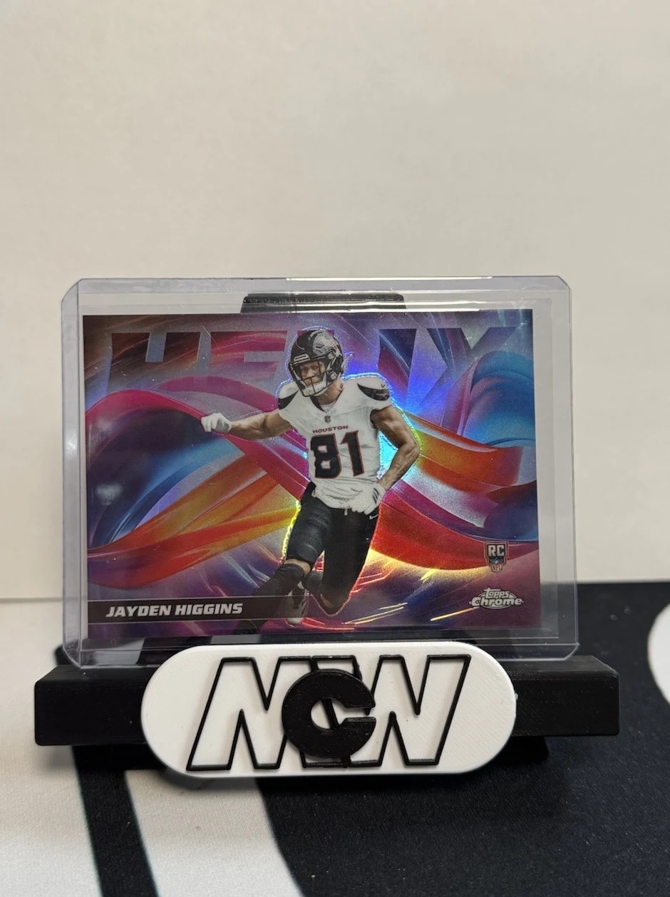 Jayden Higgins 2025 Topps Chrome Football card