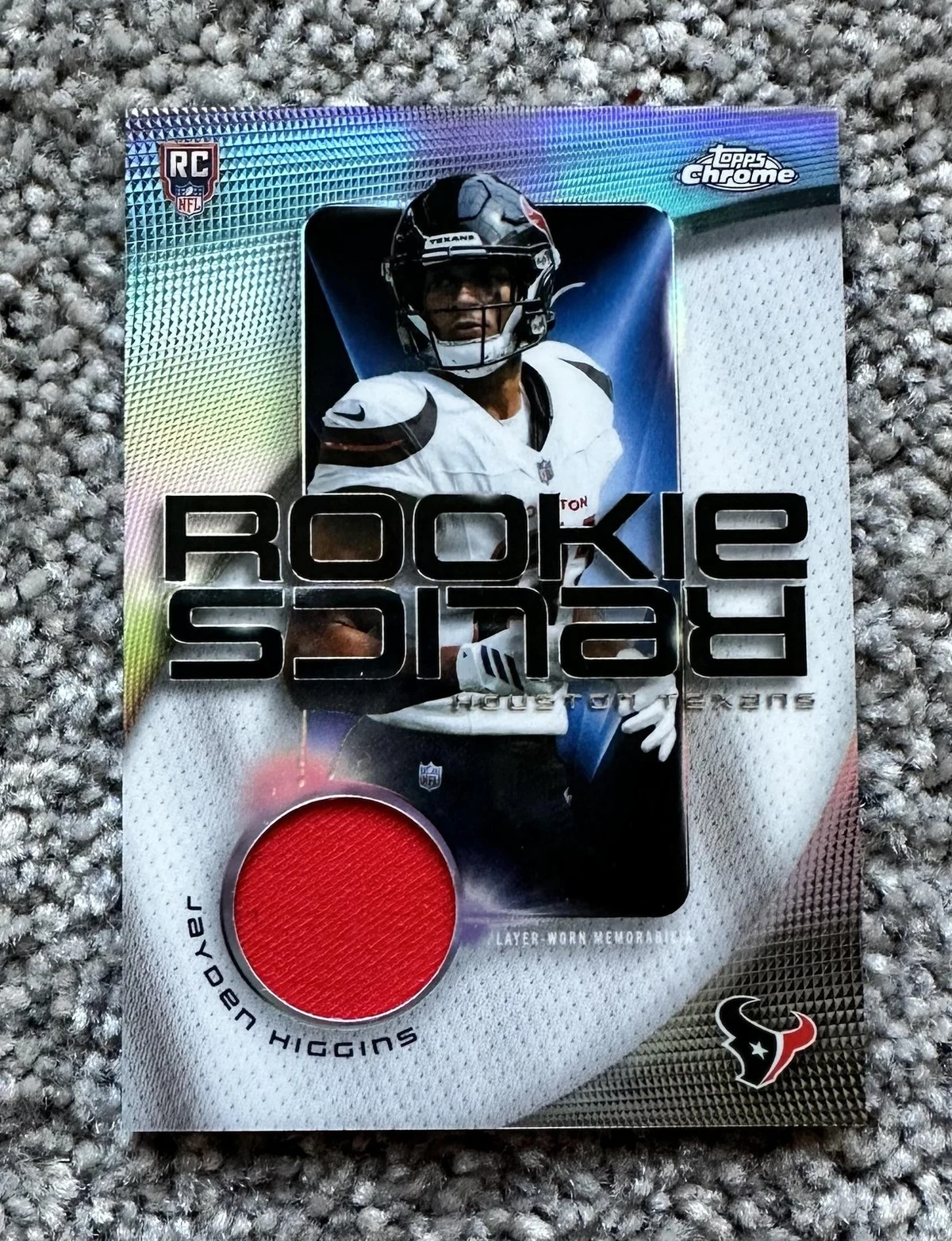 Jayden Higgins 2025 Topps Chrome Football card