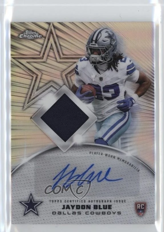 Jaydon Blue 2025 Topps Chrome Football card