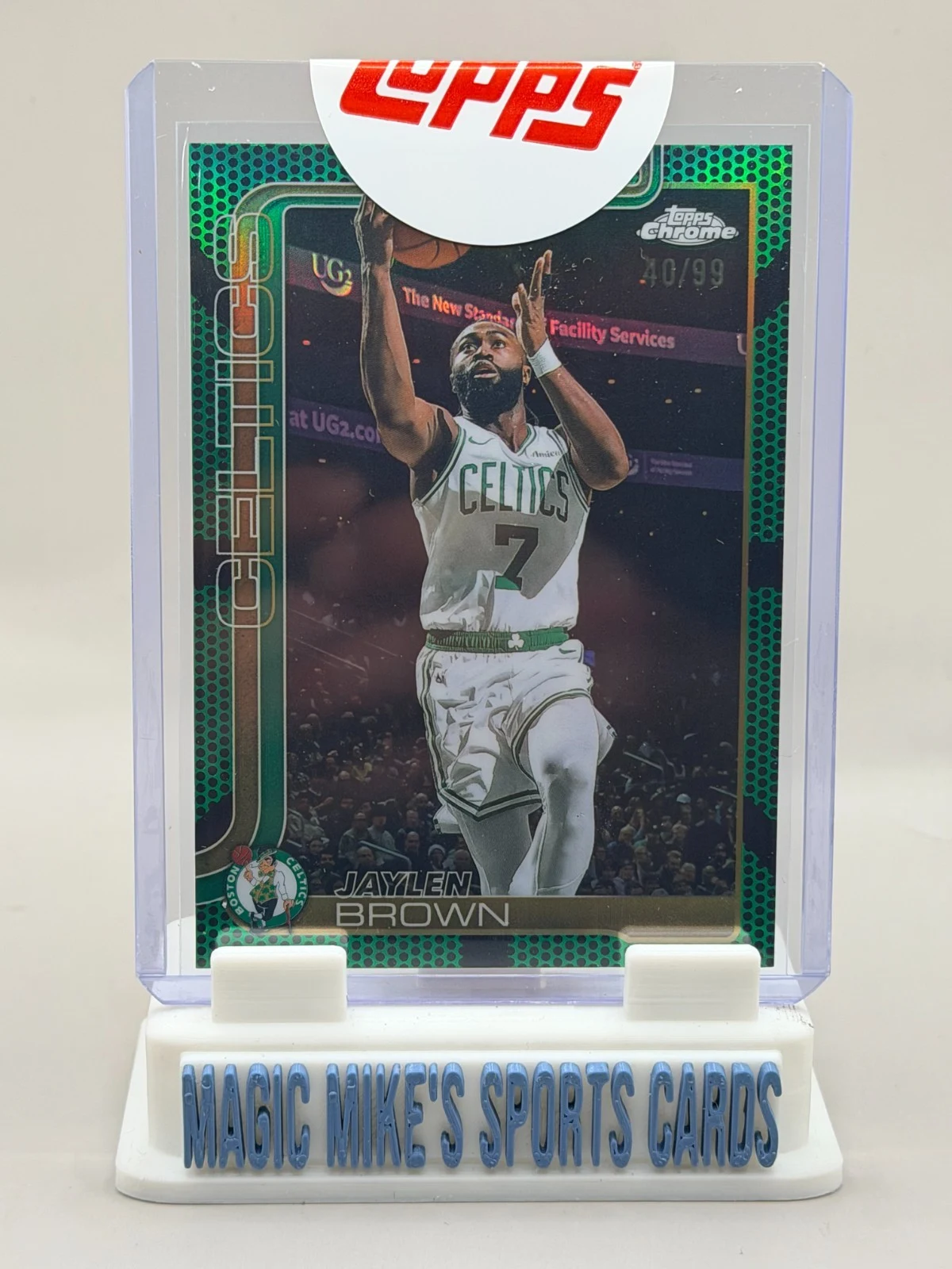 Jaylen Brown 2025-26 Topps Chrome card