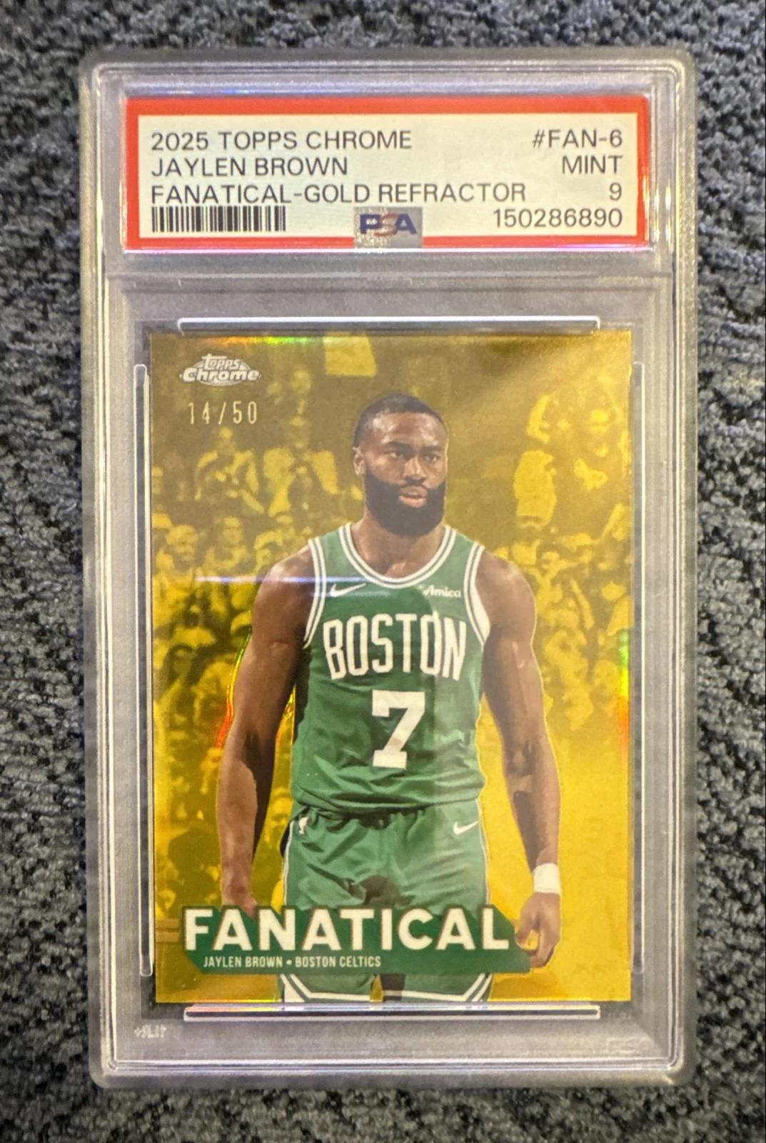 Jaylen Brown 2025-26 Topps Chrome card