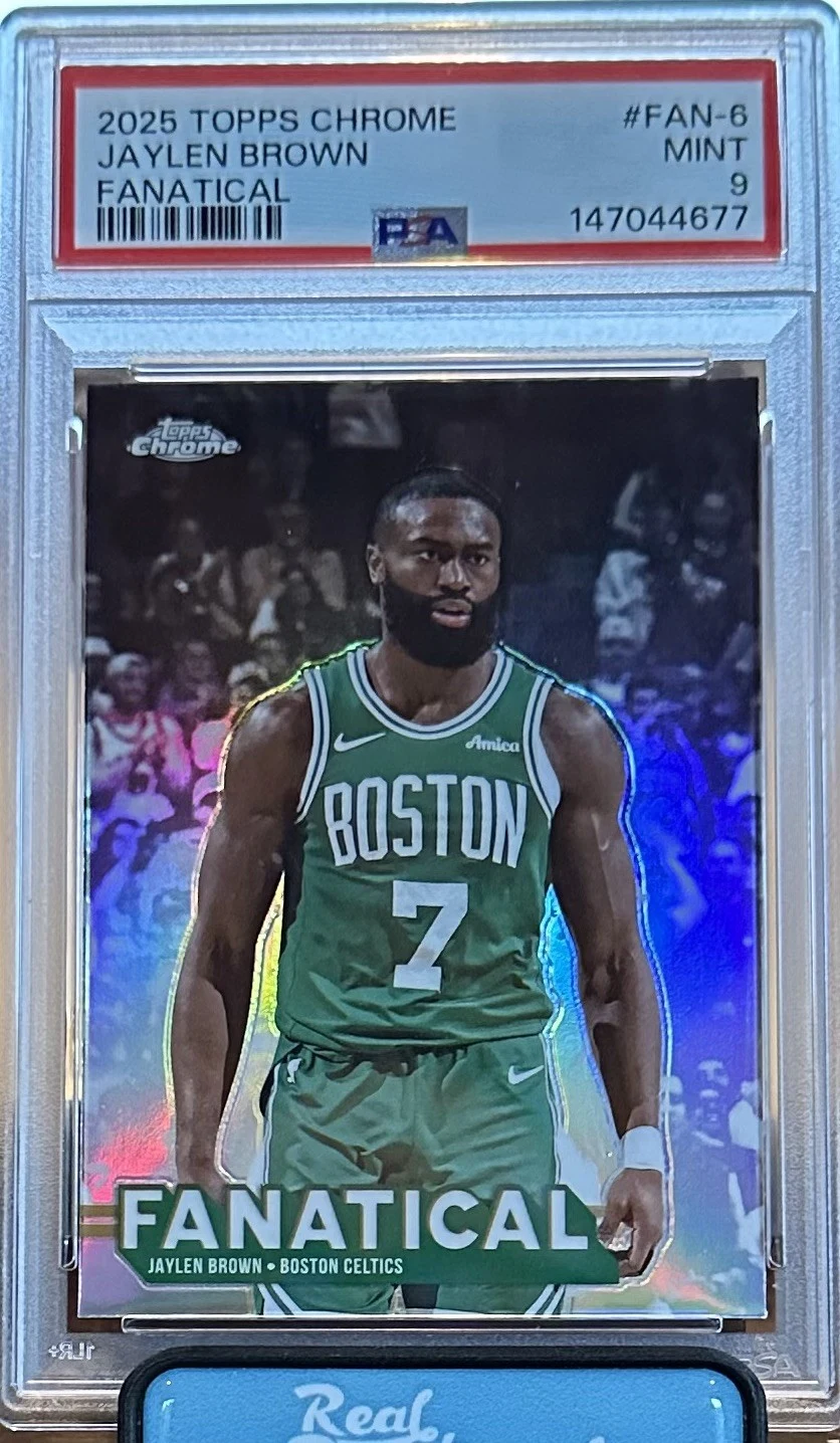Jaylen Brown 2025 Topps Chrome Basketball card