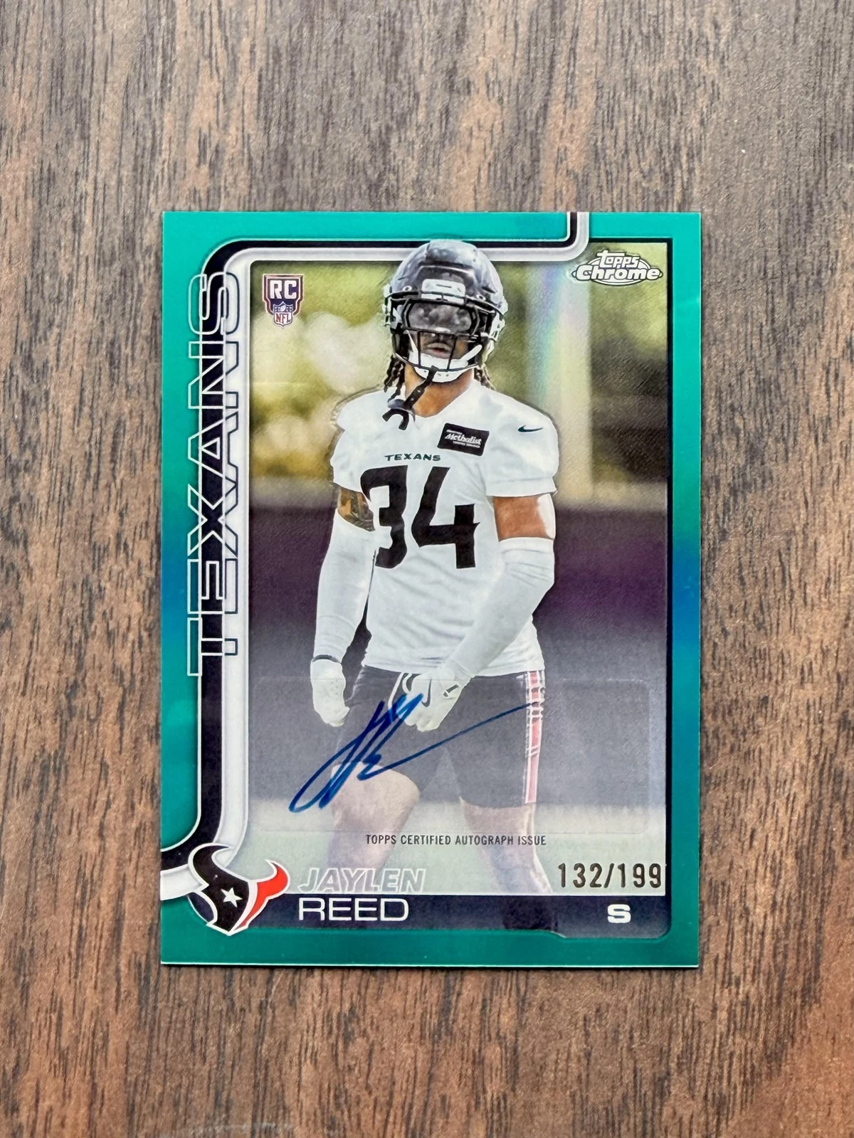 Jaylen Reed 2025 Topps Chrome Football card