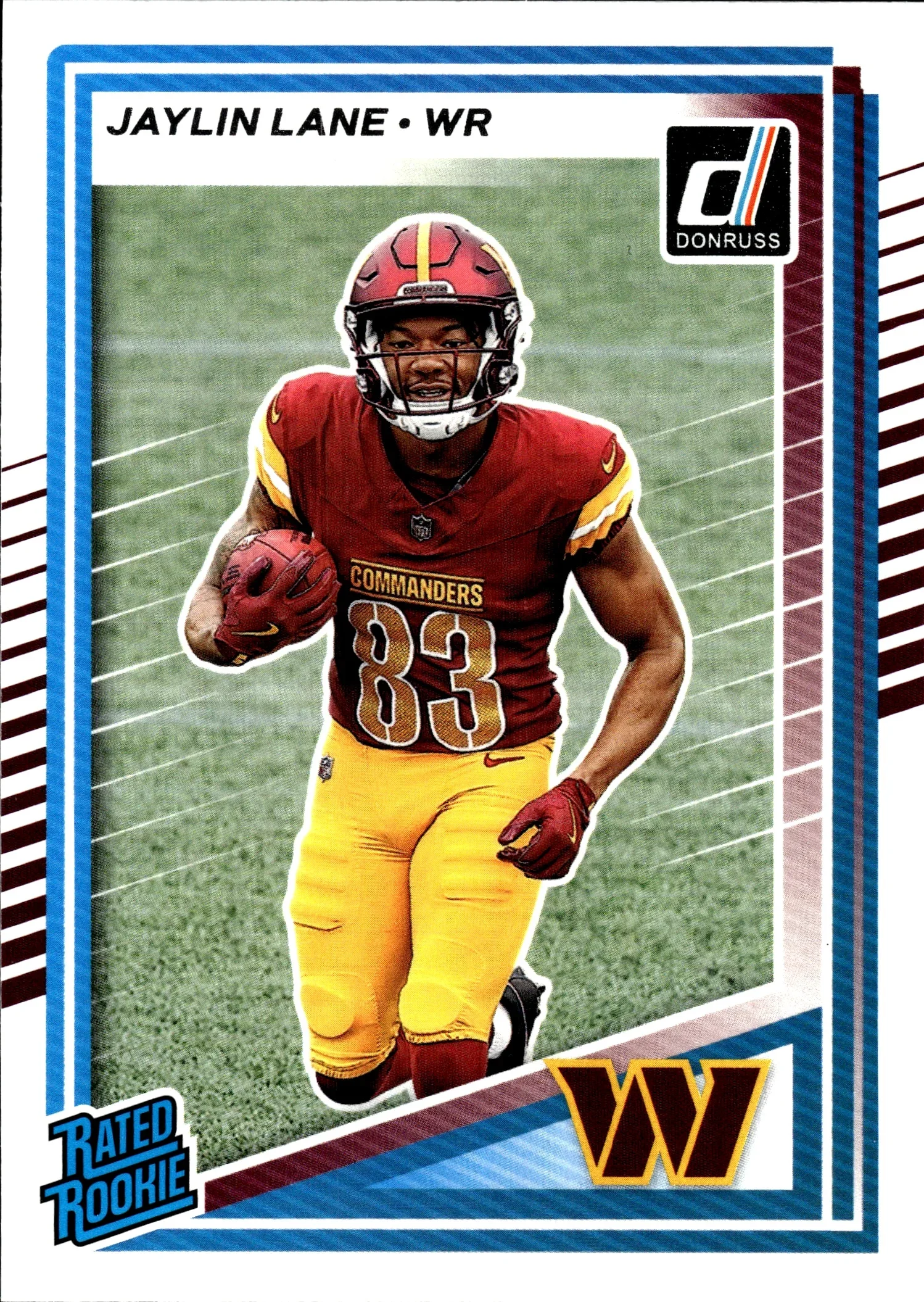 Jaylin Lane 2025 Donruss #335 football rookie card - Front