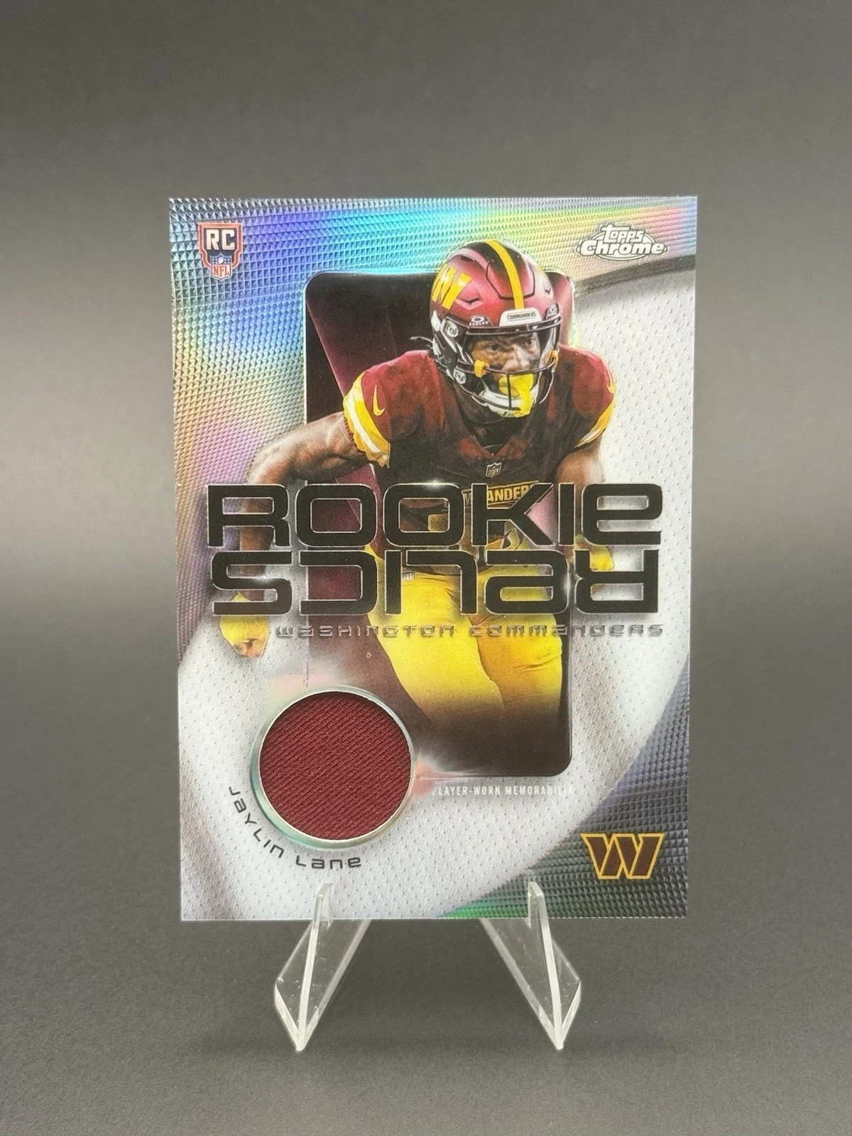 Jaylin Lane 2025 Topps Chrome Football card