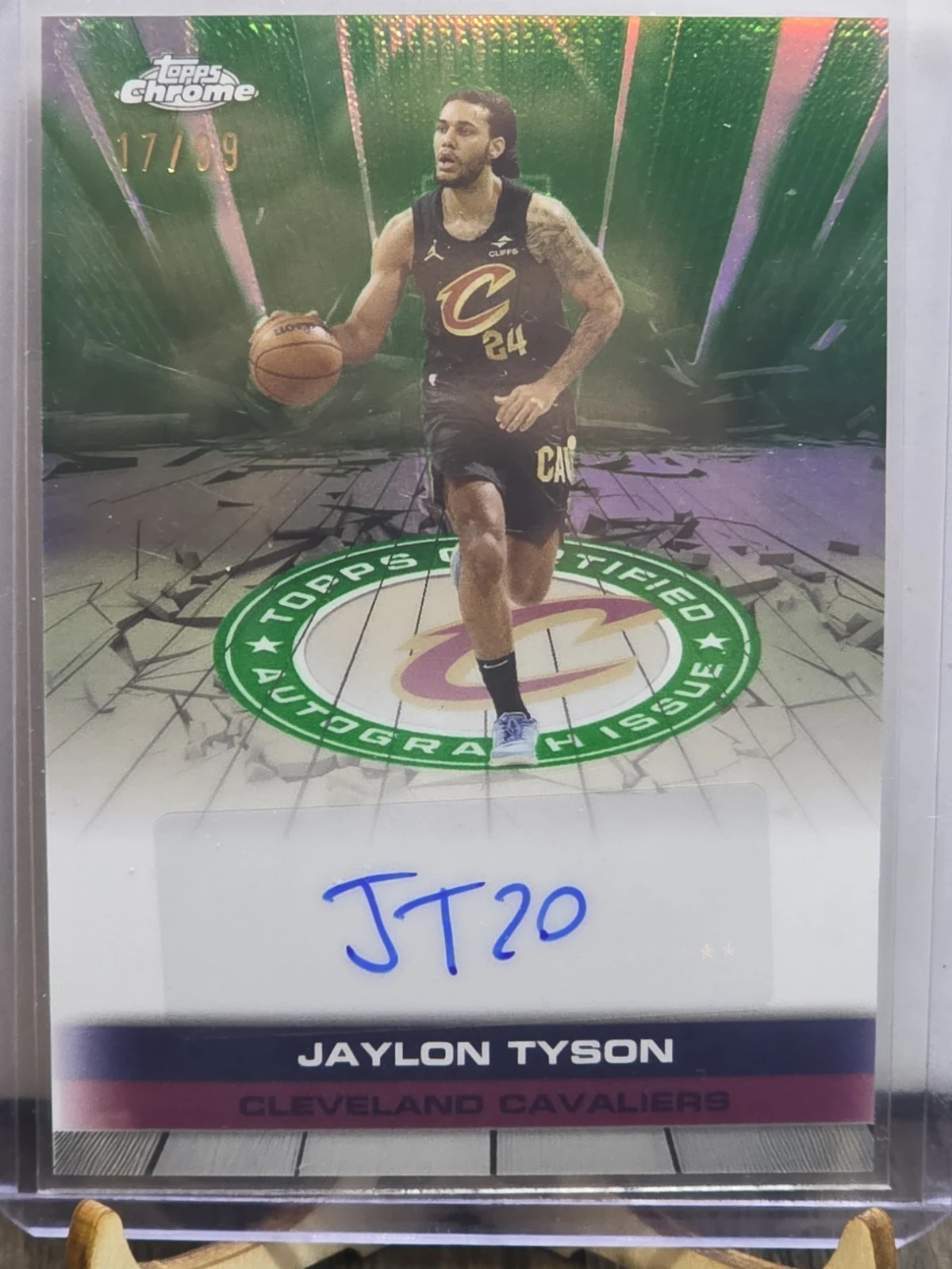Jaylon Tyson 2025-26 Topps Chrome card