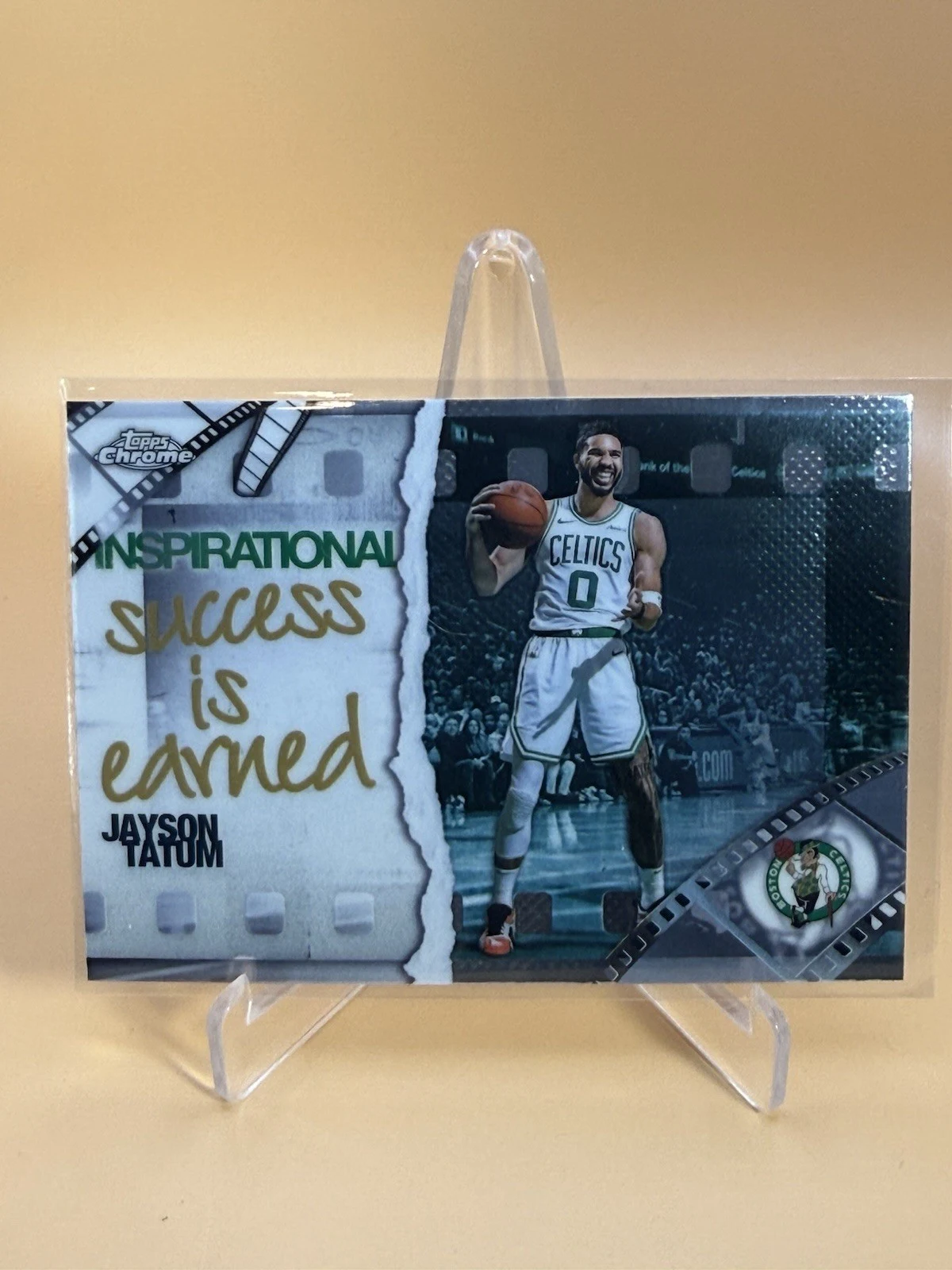 Jayson Tatum 2025-26 Topps Chrome card