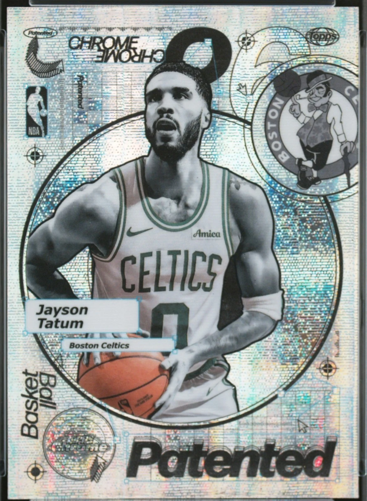 Jayson Tatum 2025-26 Topps Chrome card