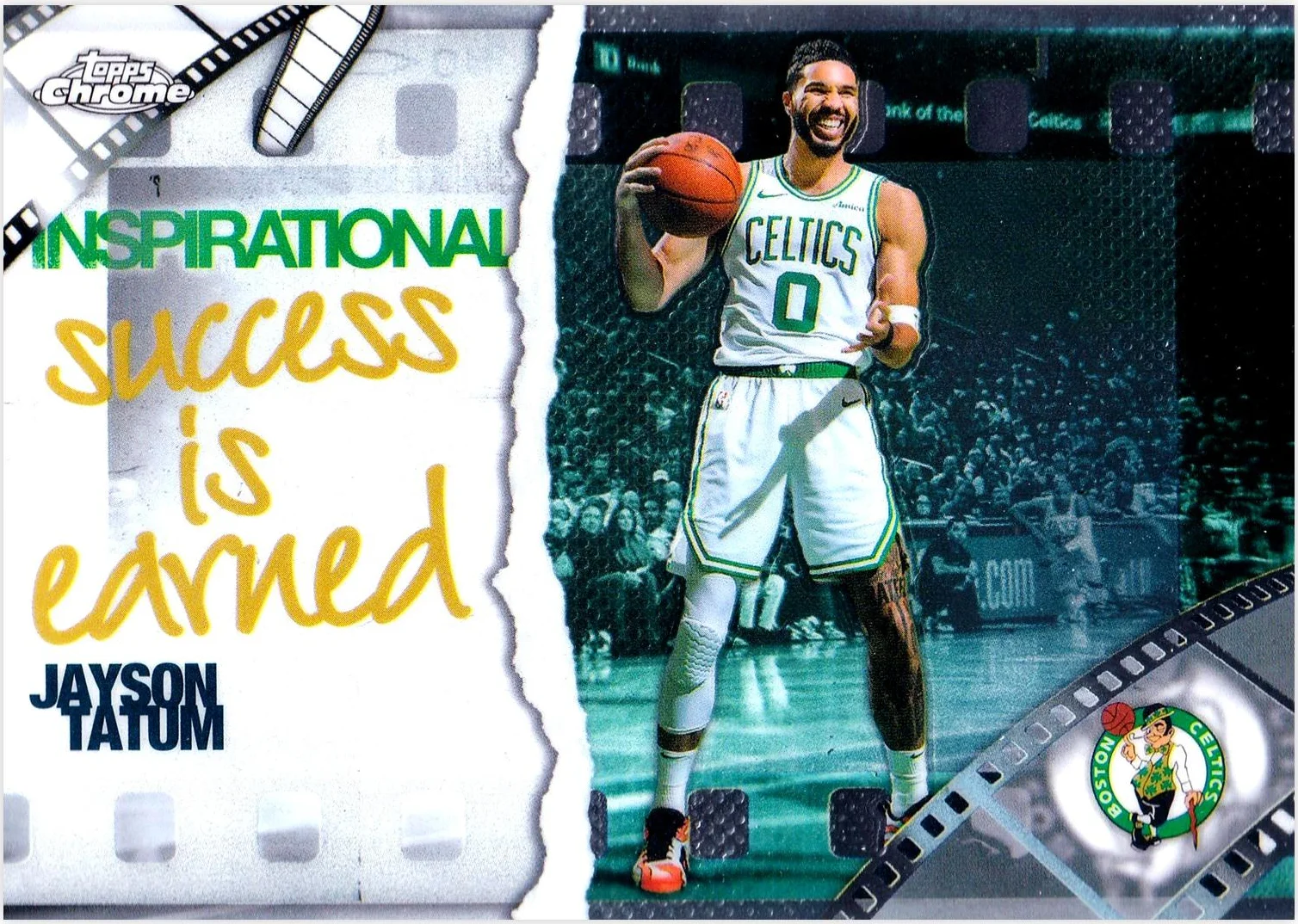 Jayson Tatum 2025-26 Topps Chrome #IP-9 Inspirational basketball card - Front