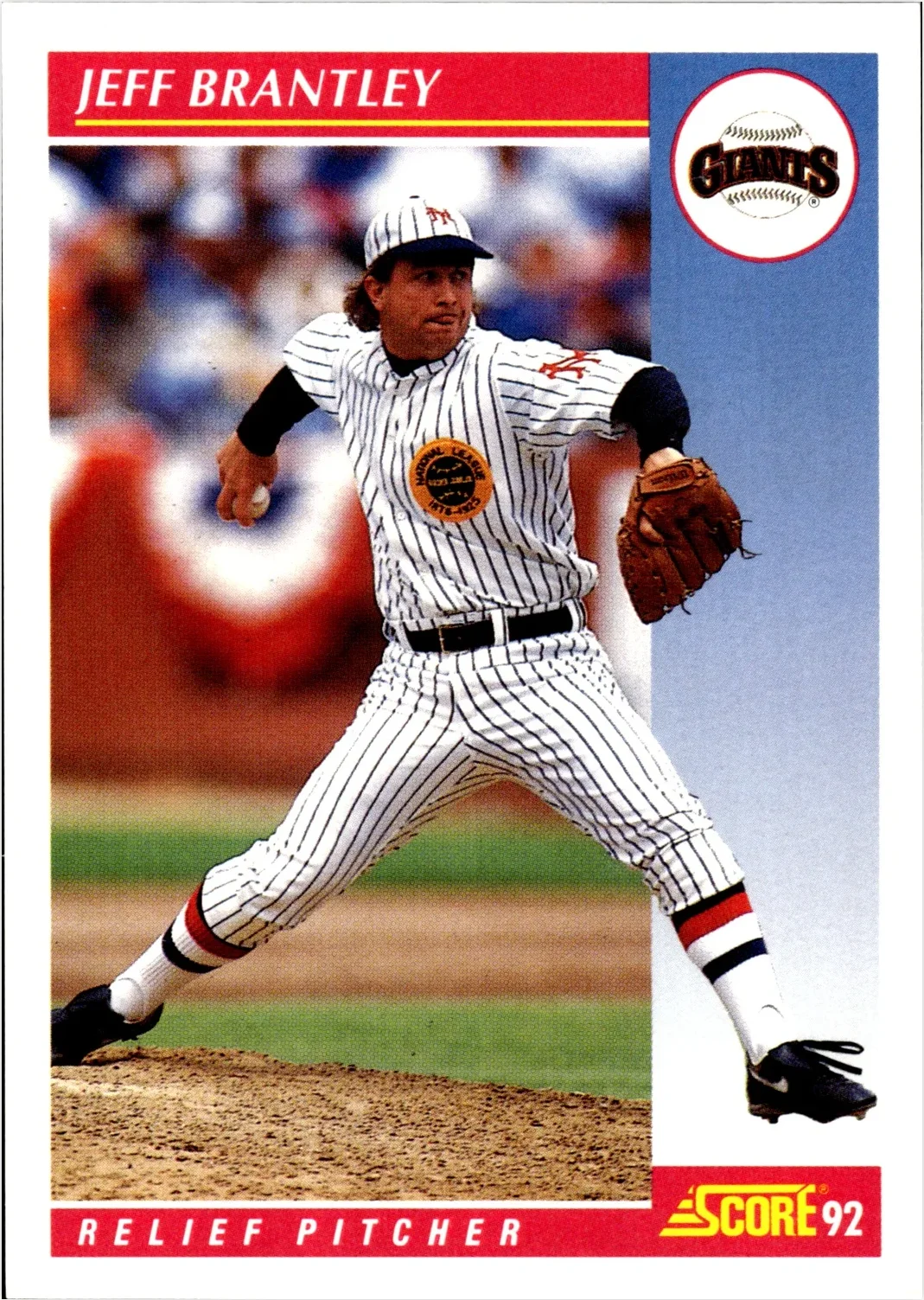 Jeff Brantley 1992 Score #157 baseball card - Front