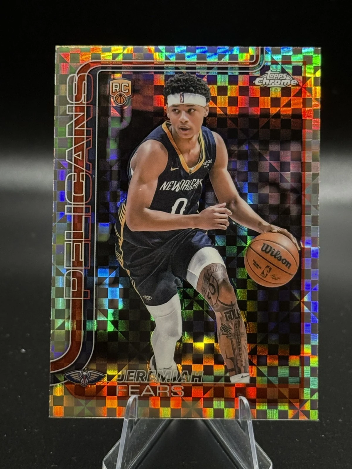 Jeremiah Fears 2025-26 Topps Chrome card