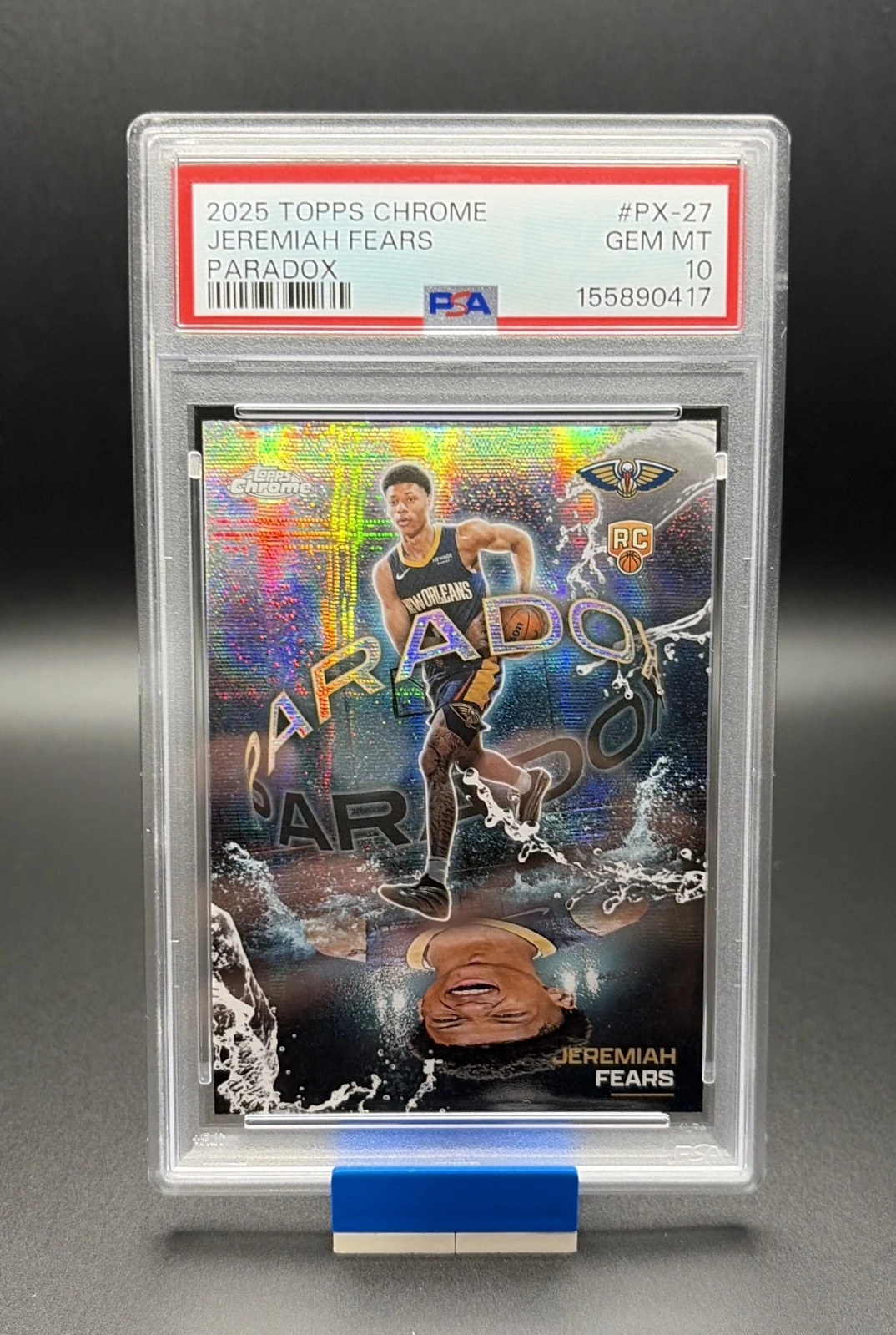 Jeremiah Fears 2025 Topps Chrome Basketball card