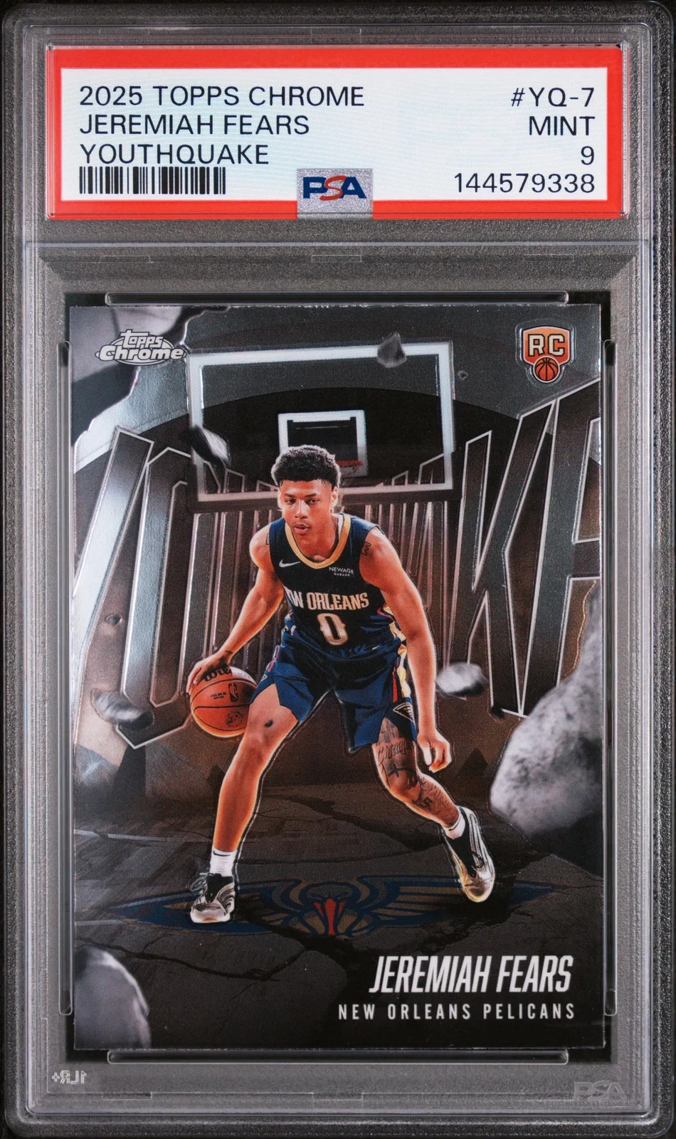 Jeremiah Fears 2025 Topps Chrome Basketball card